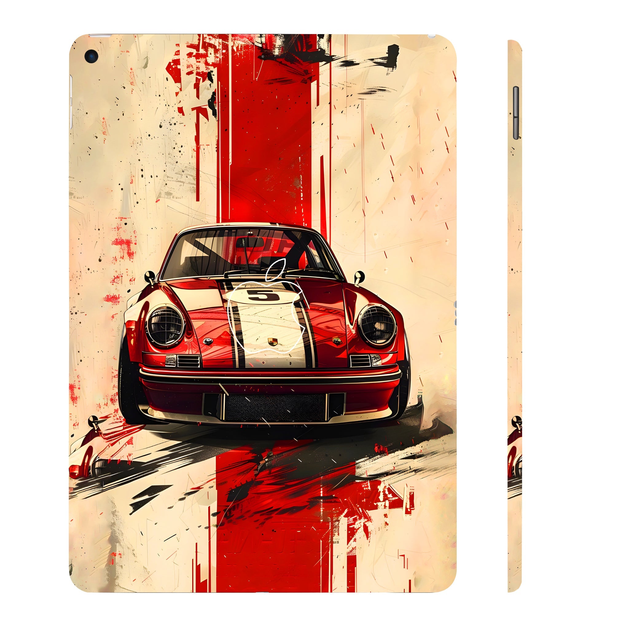 Apple iPad Air 3 2019 Classic Red Porsche Cars & Bikes Tablet Skins