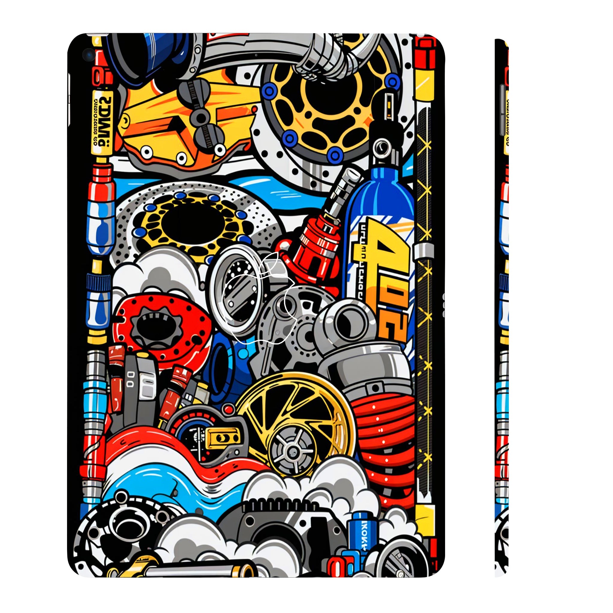 Apple iPad Air 3 2019 Mechanical Chaos Cars & Bikes Tablet Skins