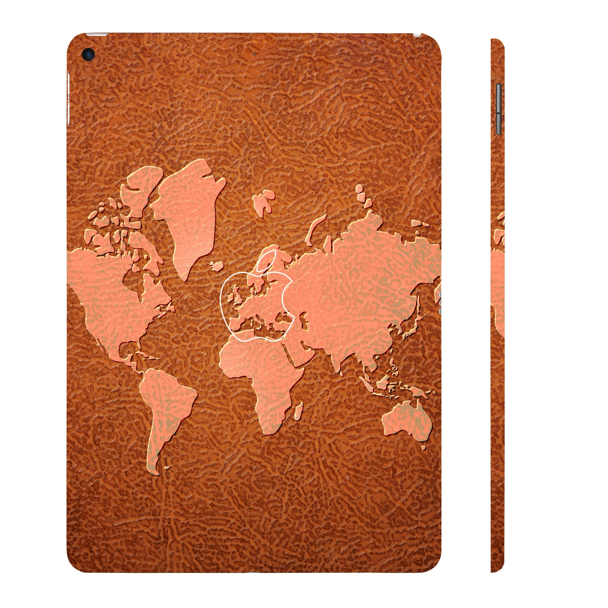 Apple iPad Air 3 2019 Brown World Map Tablet Skins