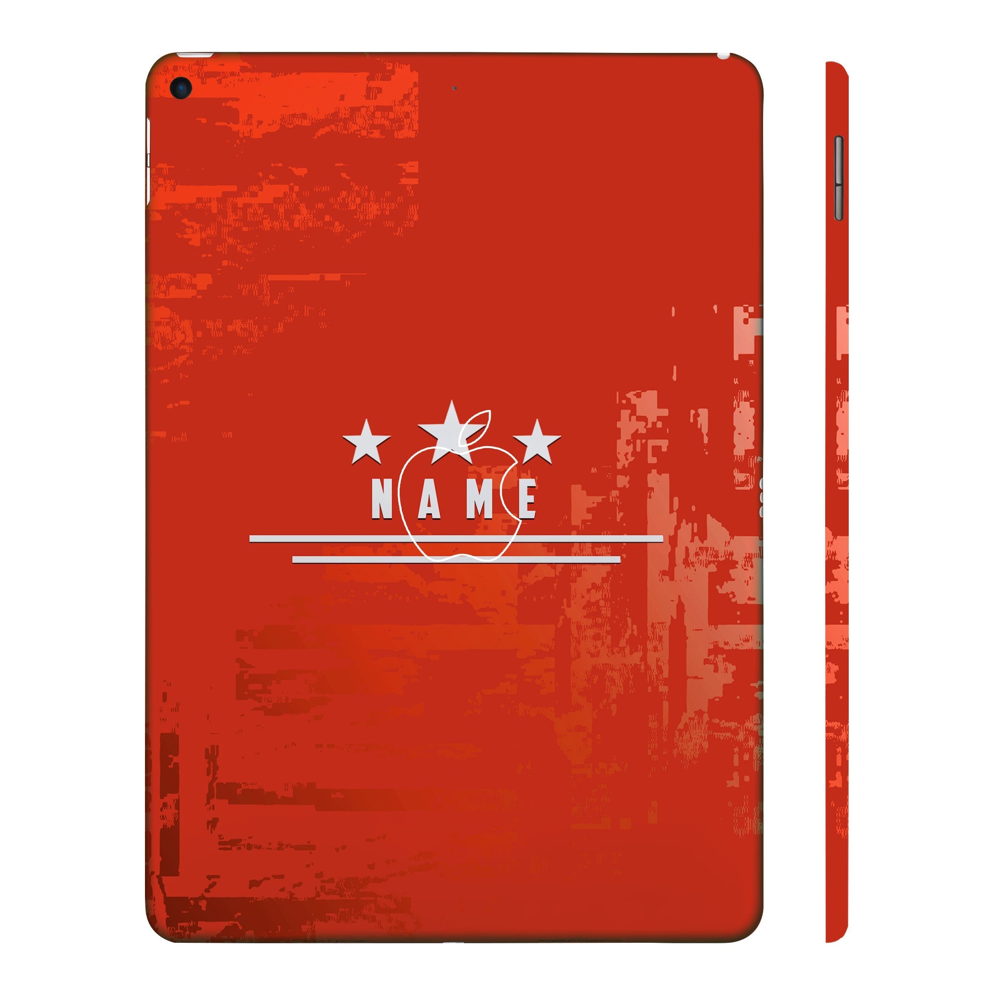 Apple iPad Air 3 2019 Star Red with Name Tablet Skins