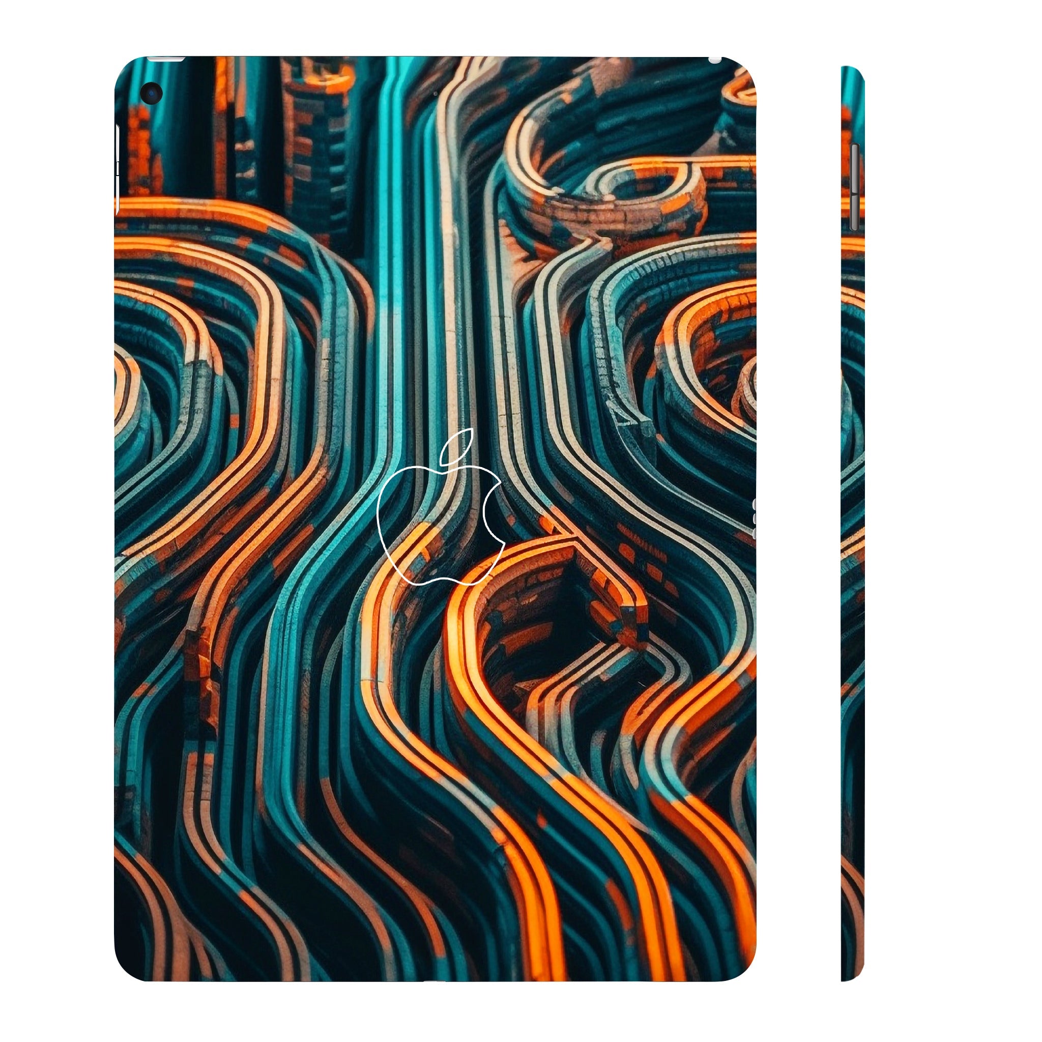 Apple iPad Air 3 2019 Glowing Stripes in Modern Set Tablet Skins