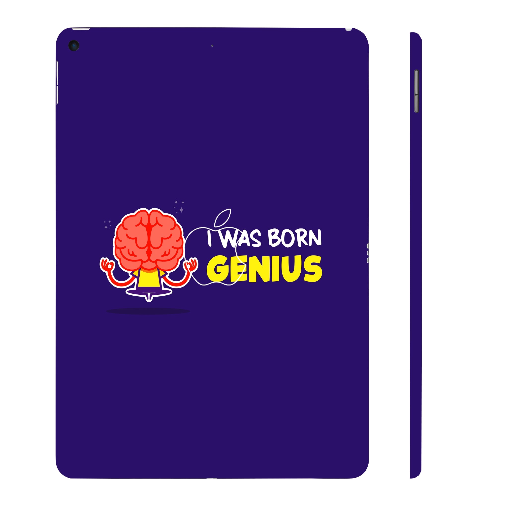 Apple iPad Air 3 2019 I was born genuis Tablet Skins