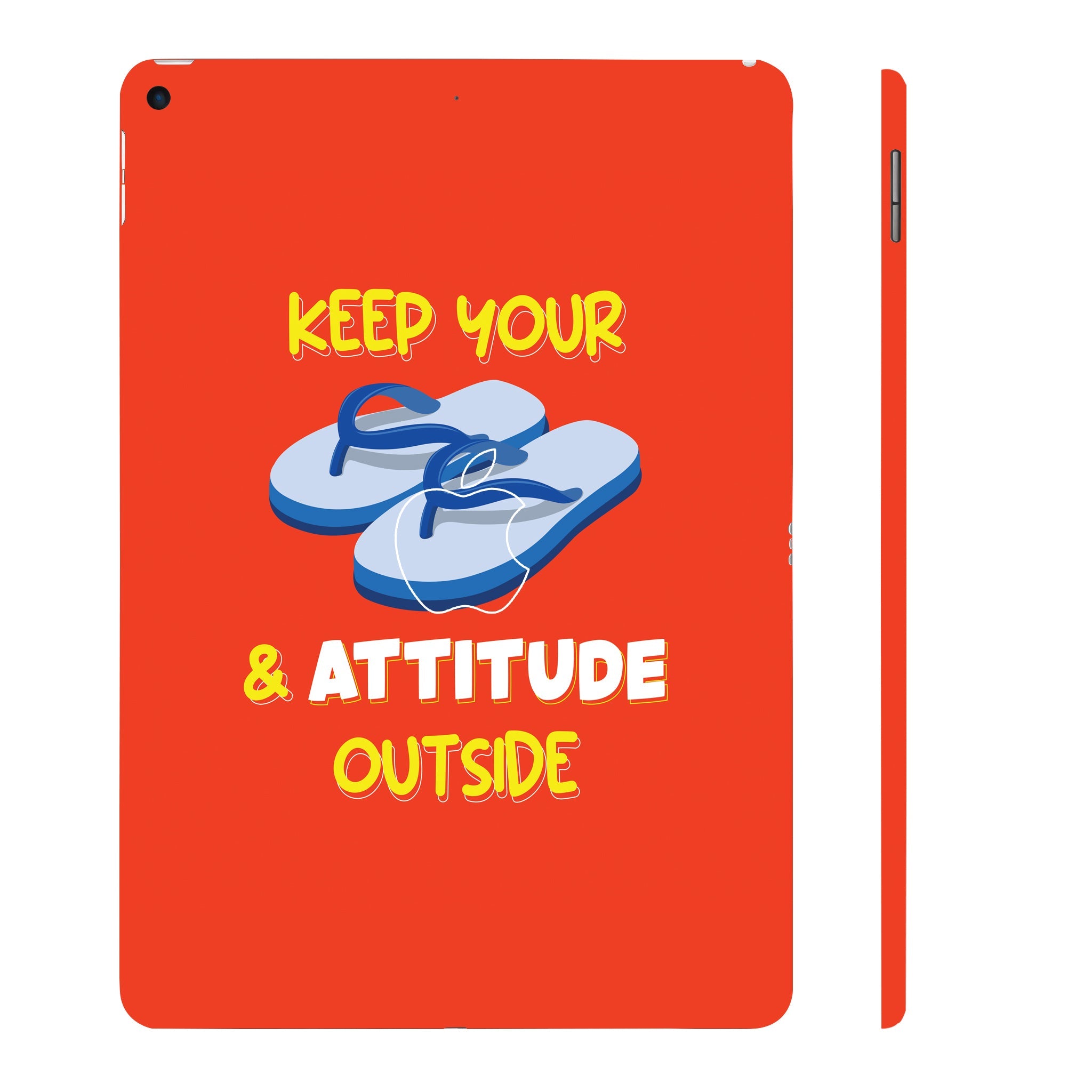 Apple iPad Air 3 2019 Keep your chappal and attitude outside Tablet Skins