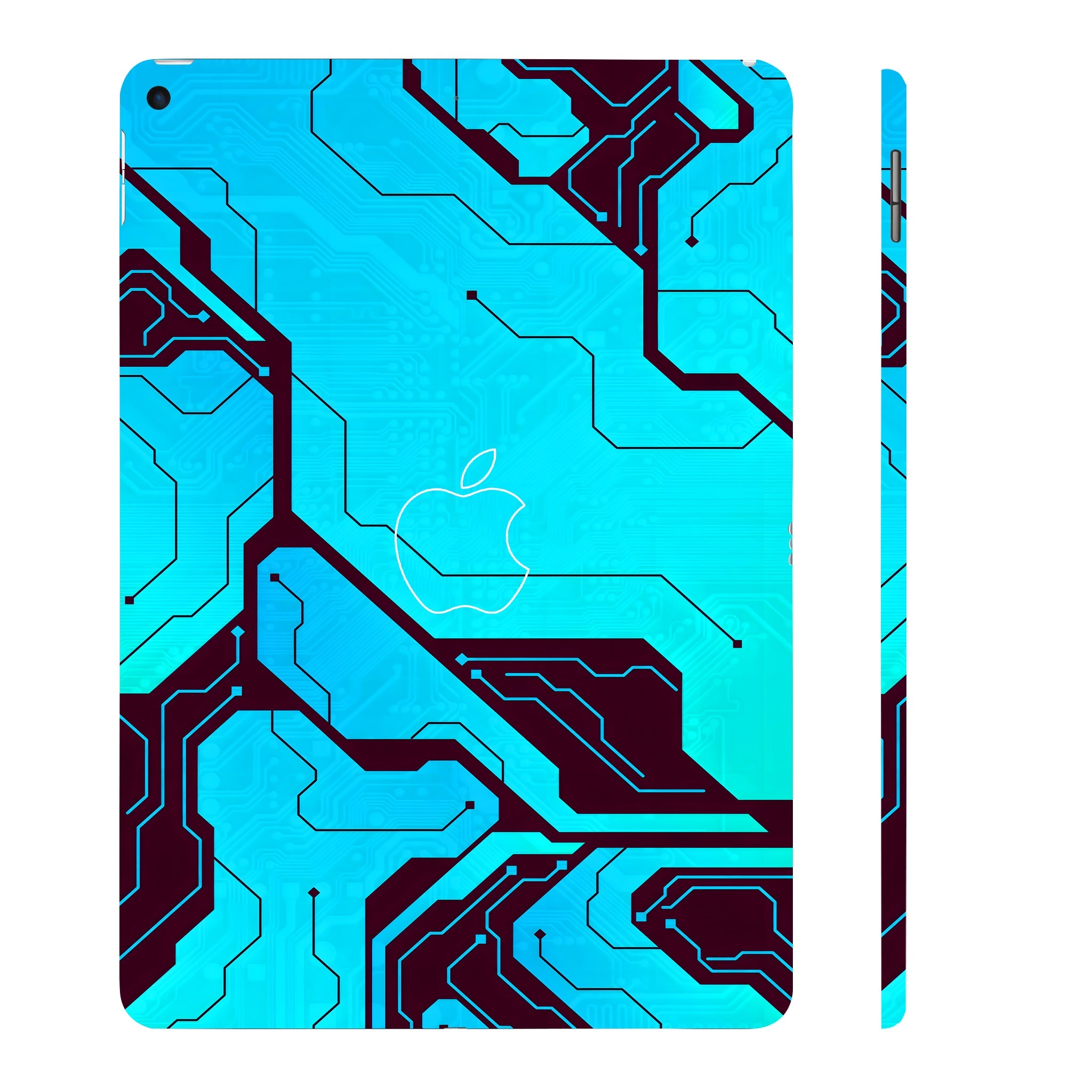 Apple iPad Air 3 2019 Blue Circuit Tablet Skins