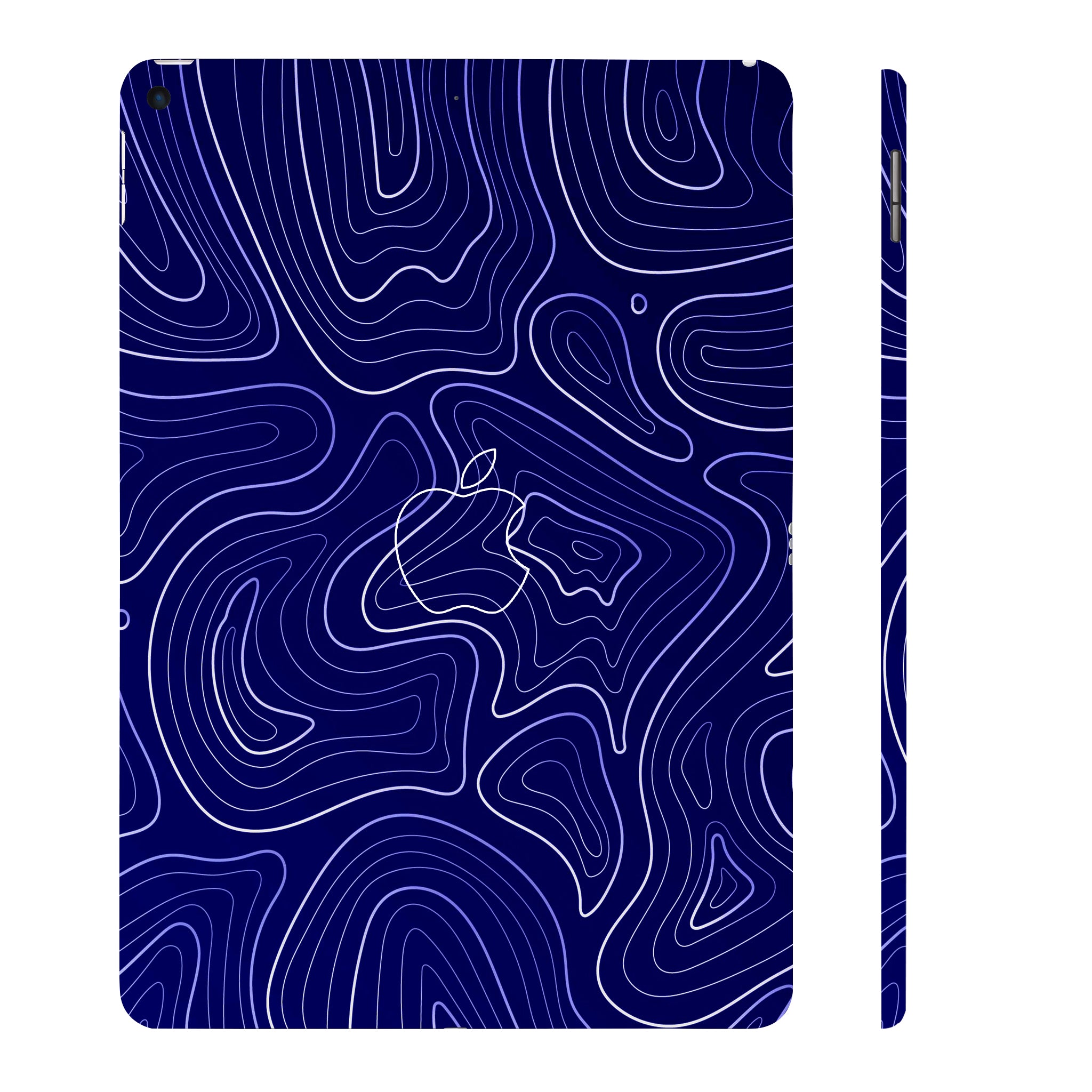 Apple iPad Air 3 2019 Deep Blue Contour Tablet Skins