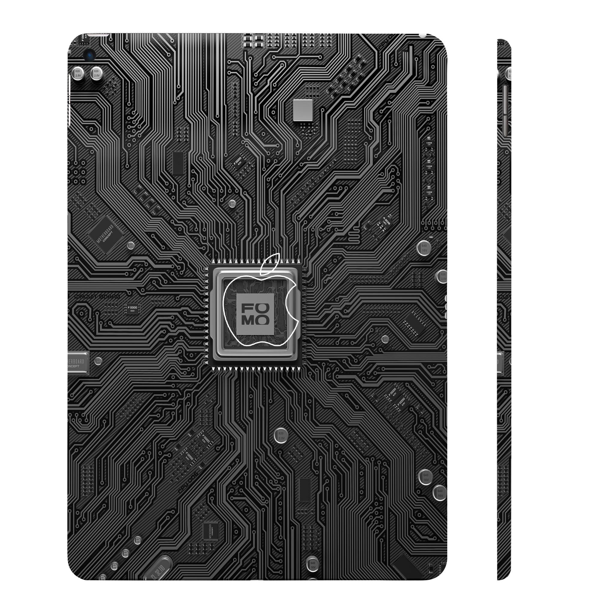 Apple iPad Air 3 2019 FOMO Circuit Dark Mode Tablet Skins