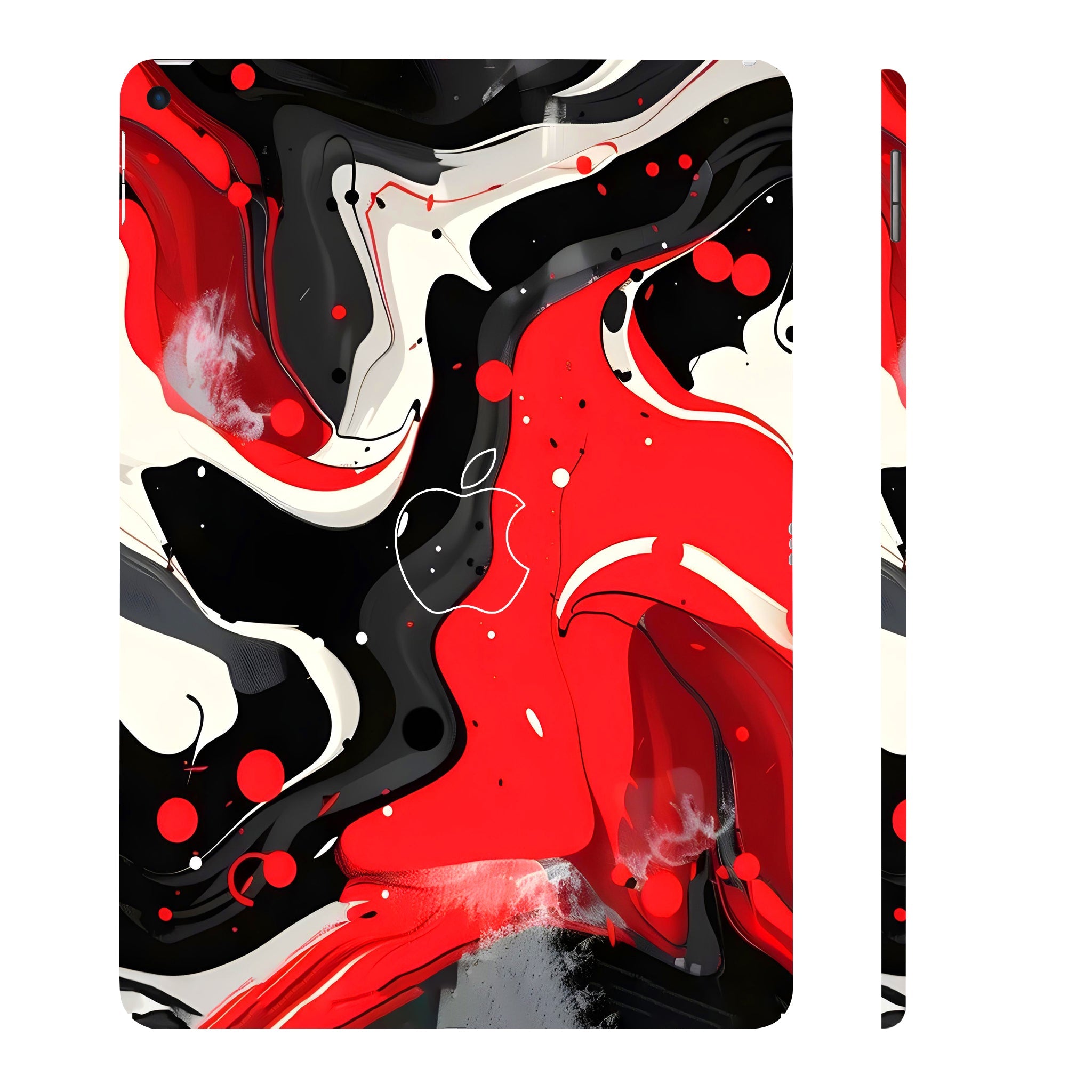 Apple iPad Air 3 2019 Scarlet and White Motion Tablet Skins