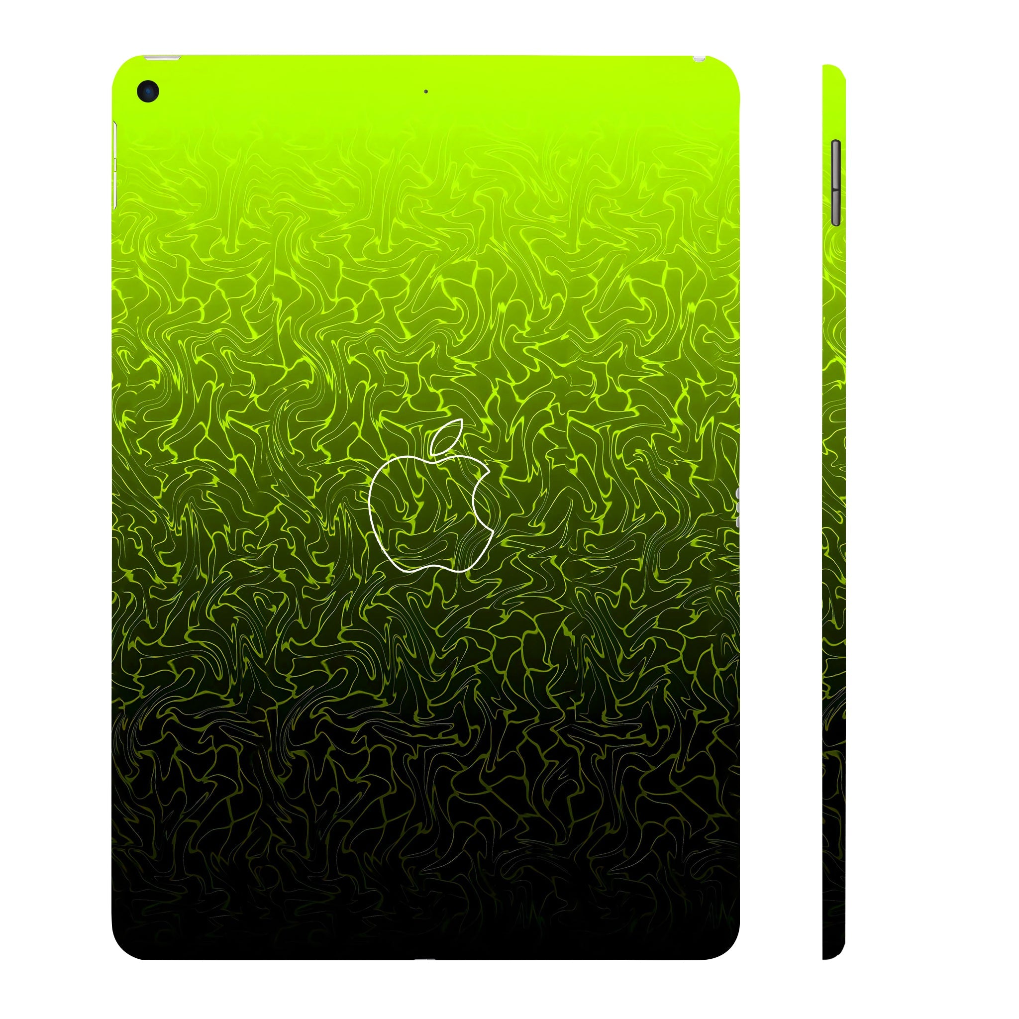 Apple iPad Air 3 2019 Lime Yellow to Black Gradient Tablet Skins