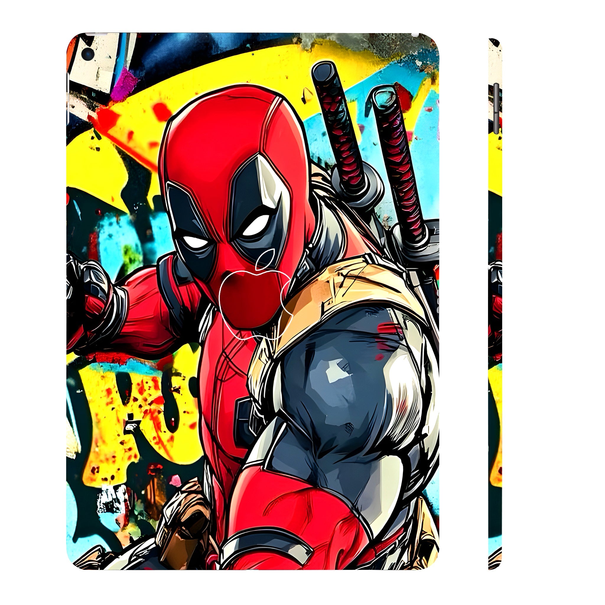 Apple iPad Air 3 2019 Deadpool Graffiti Style Movies Tablet Skins