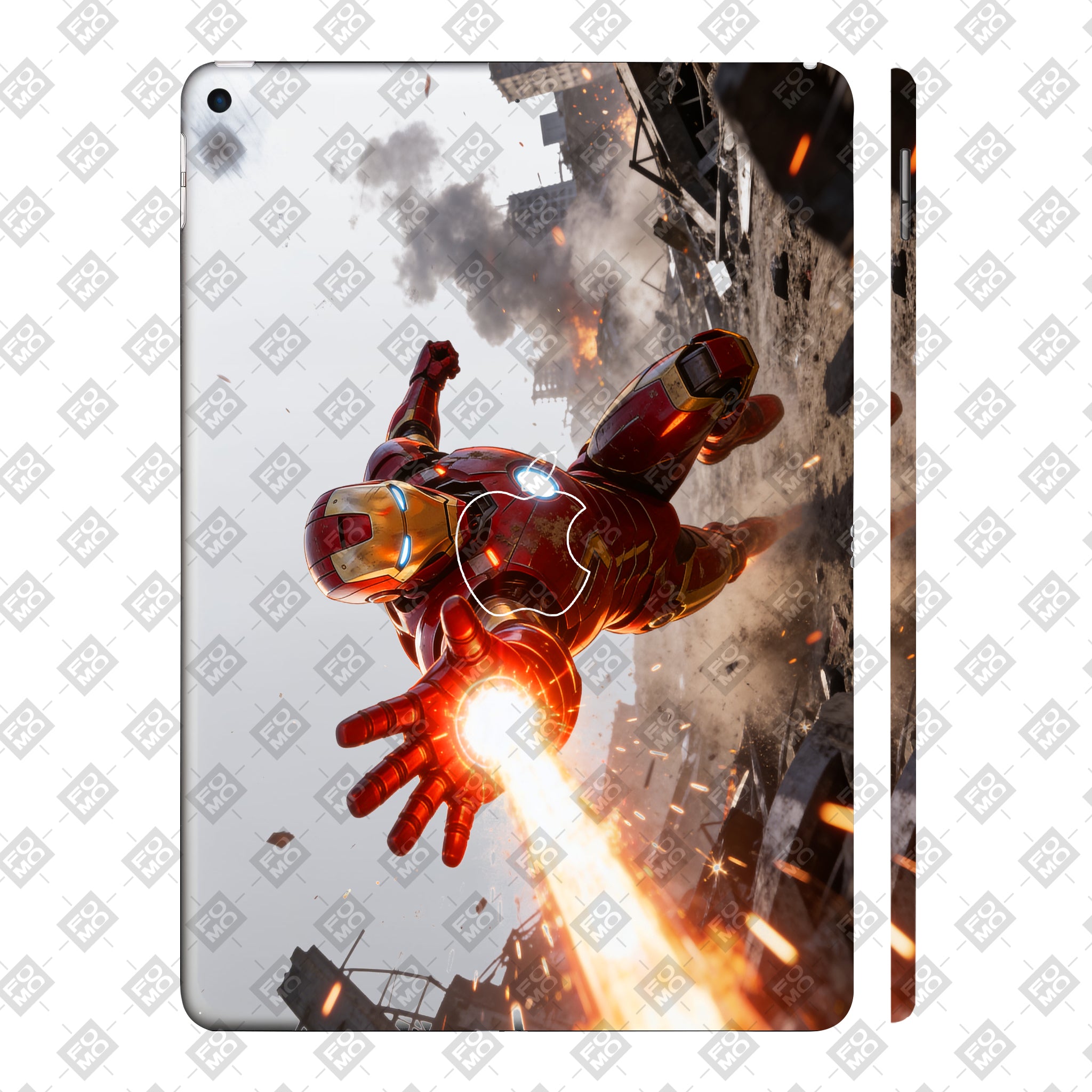 Apple iPad Air 3 2019 Transparent Iron Fist Tablet Skin