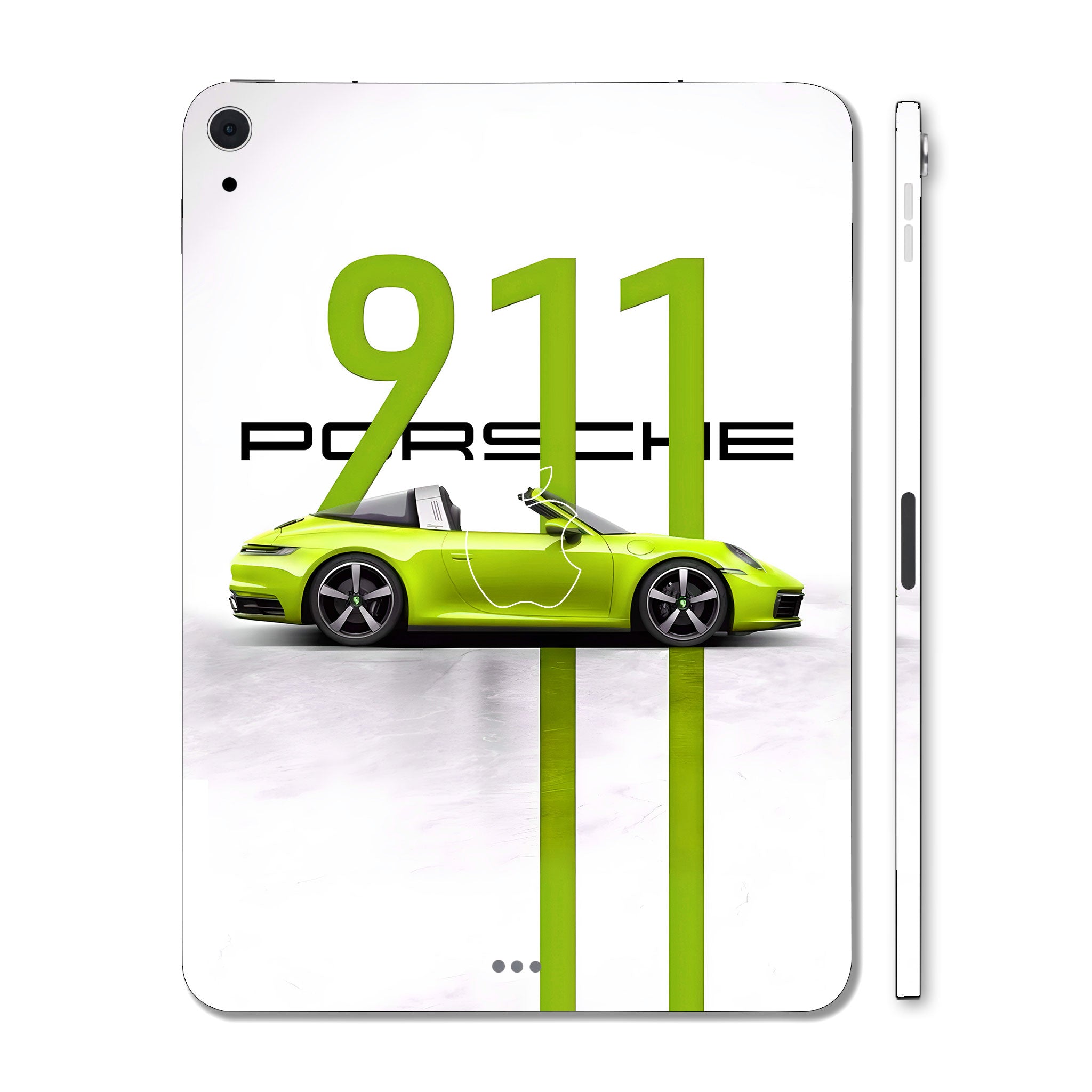 Apple iPad Air 4th Gen 2020 Lime Porsche 911 Cars & Bikes Tablet Skins