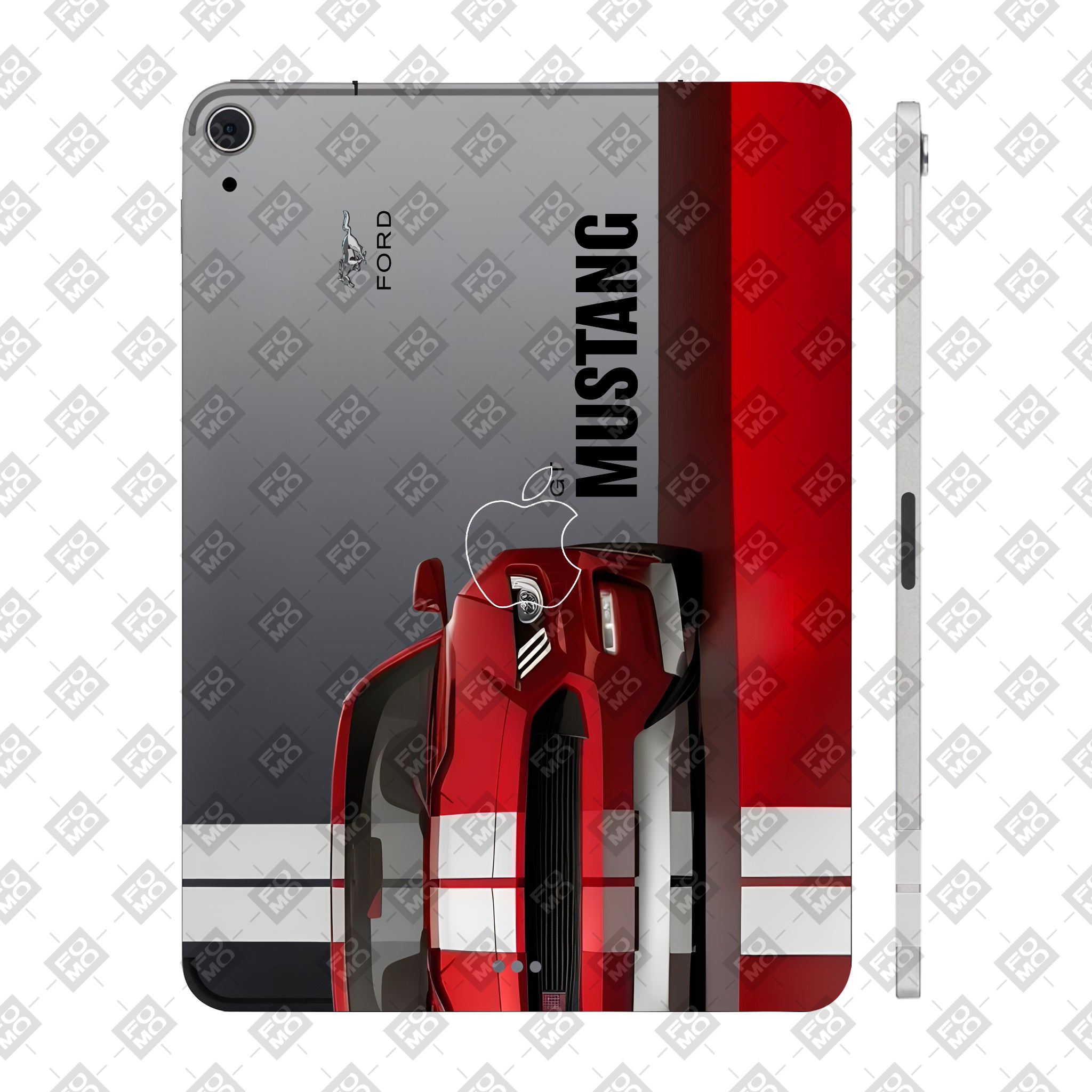 Apple iPad Air 4th Gen 2020 Transparent Mustang Power Tablet Skin
