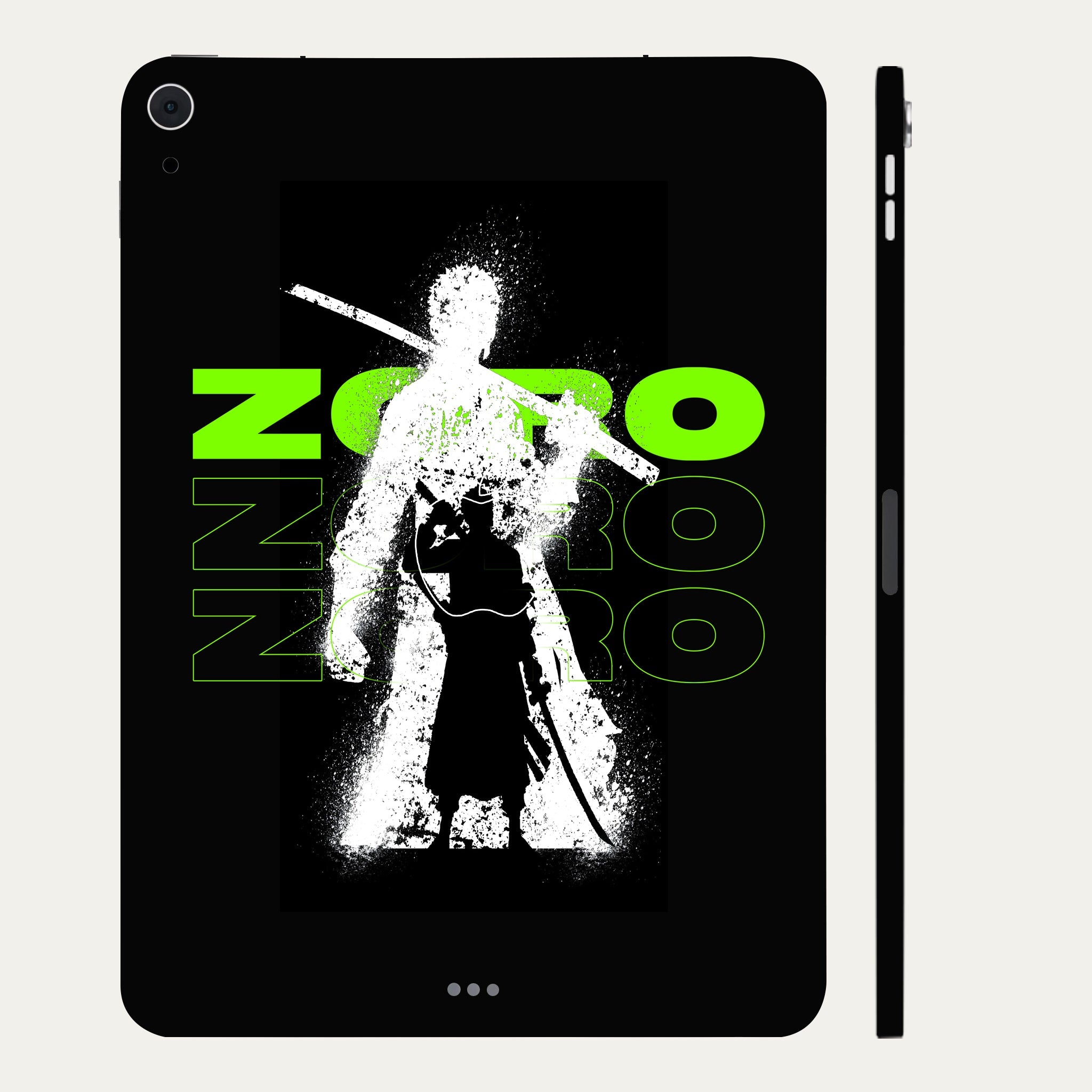 Apple iPad Air 4th Gen 2020 Zoro in Green Anime Tablet Skins