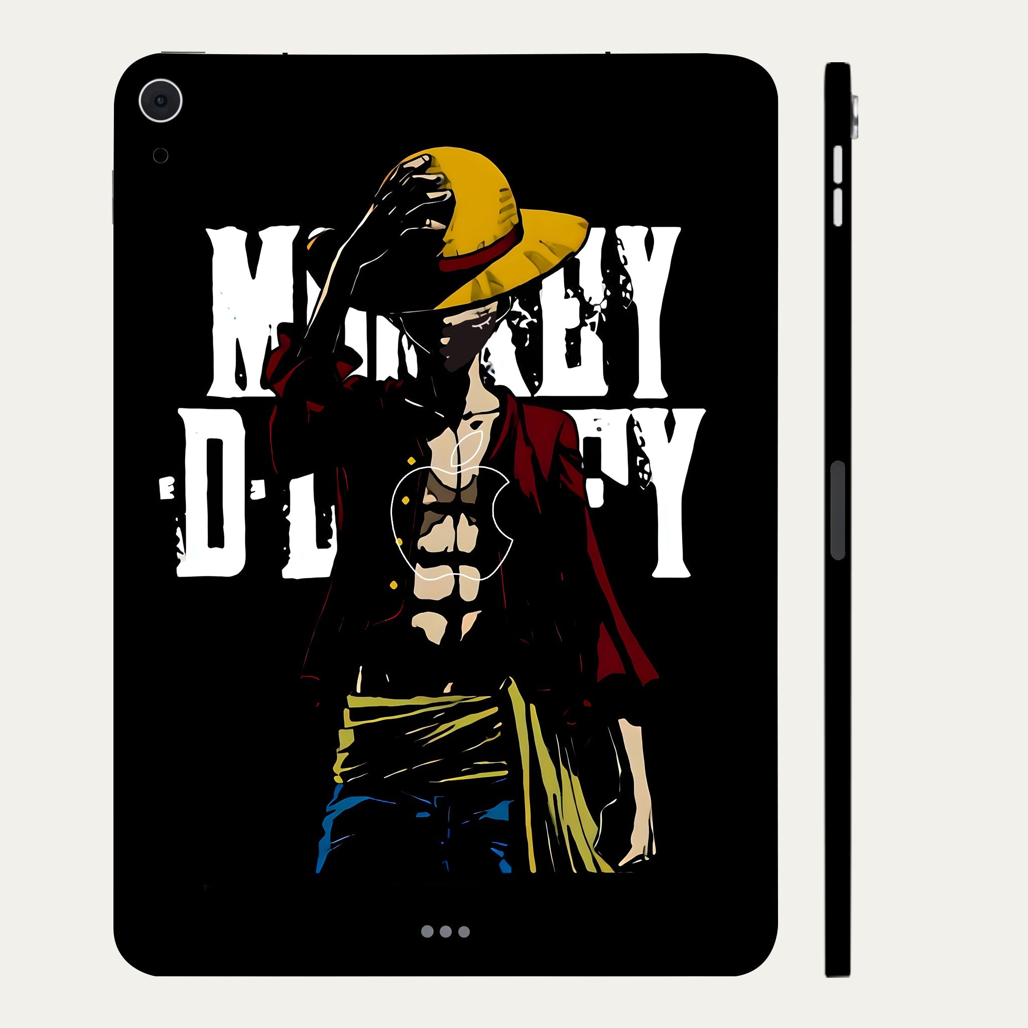 Apple iPad Air 4th Gen 2020 Luffy With His Straw Hat Anime Tablet Skins