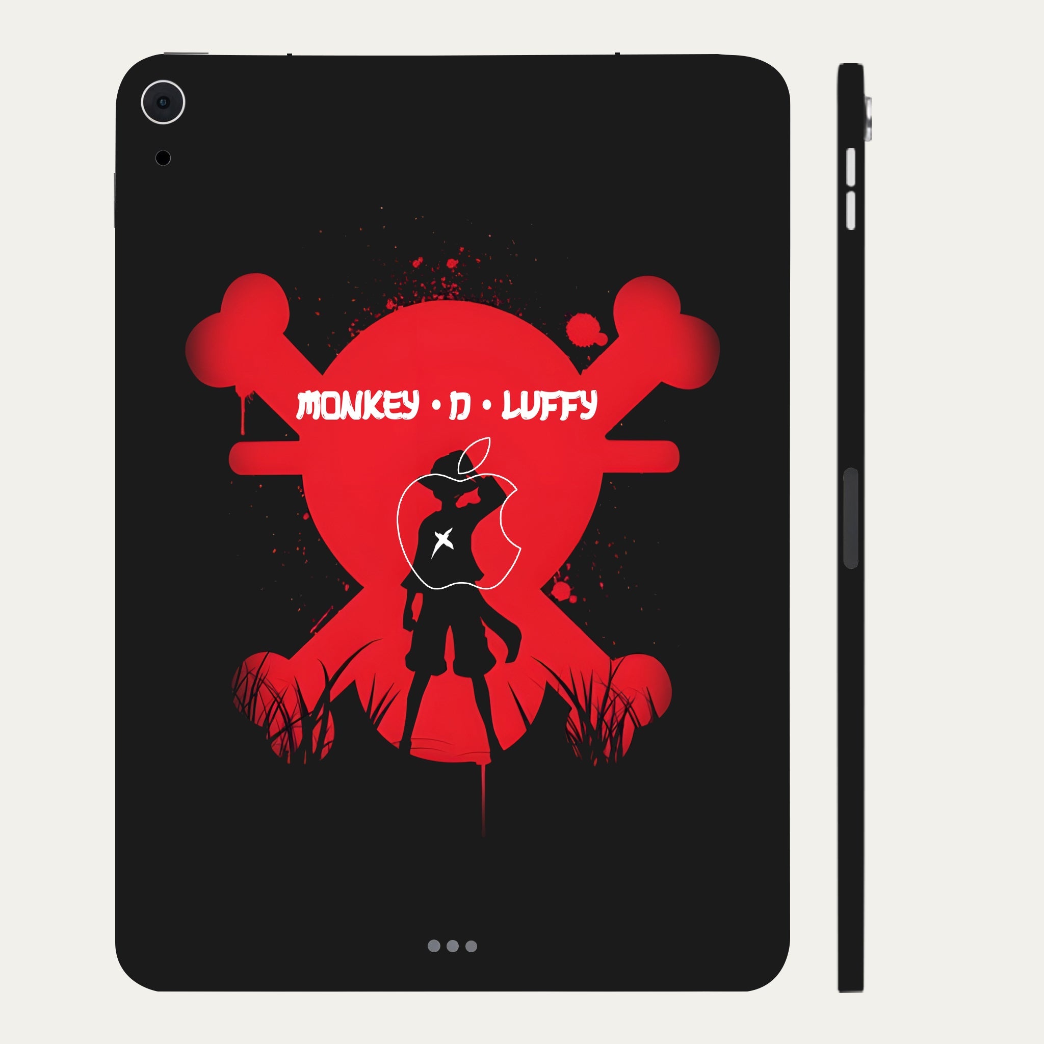Apple iPad Air 5th Gen 2022 Monkey D Luffy In Red Anime Tablet Skins