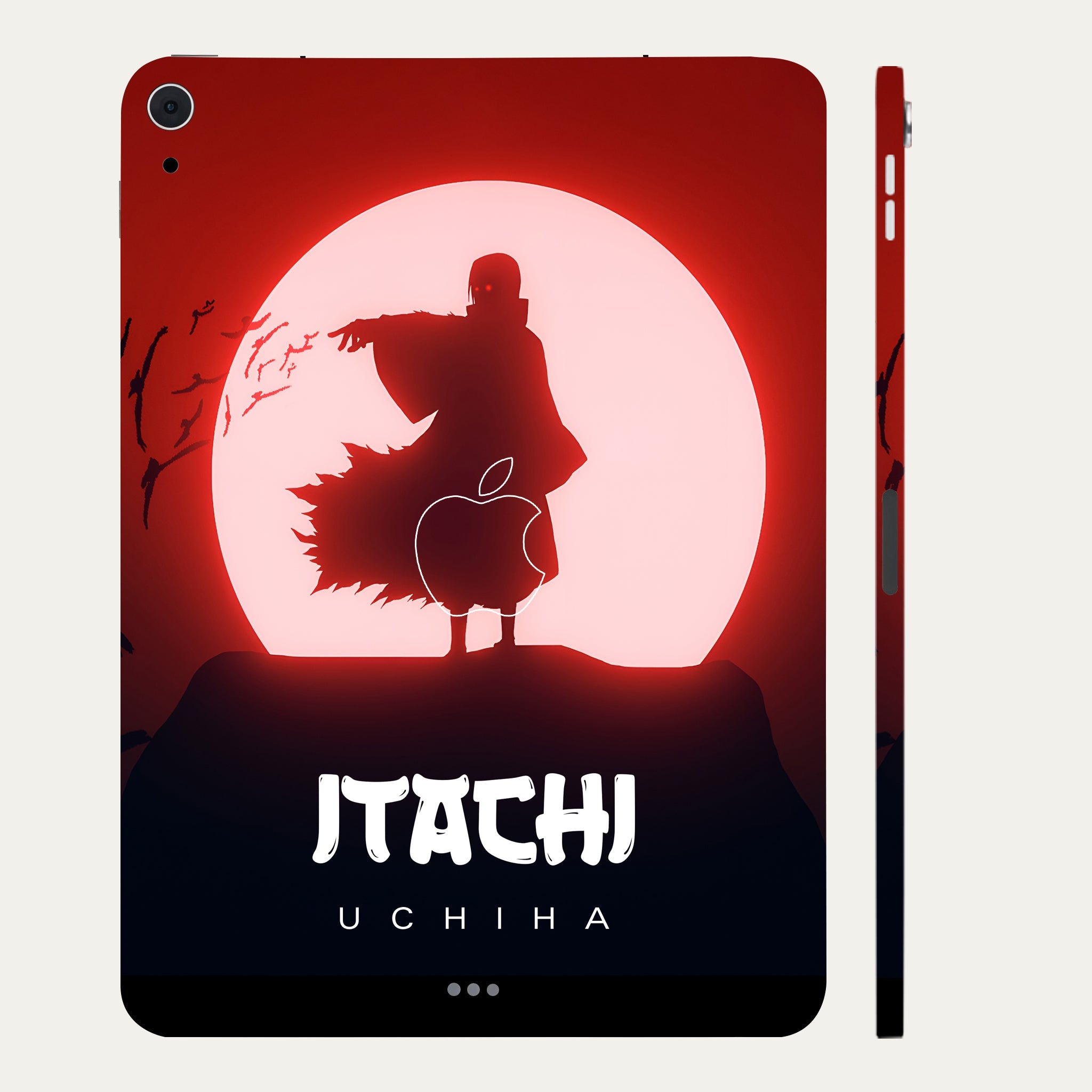 Apple iPad Air 4th Gen 2020 Itachi Uchiha Under Red Moon Anime Tablet Skins