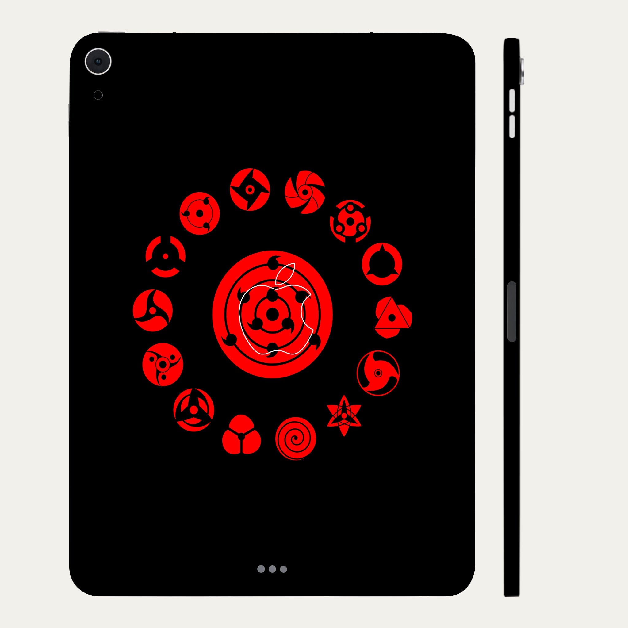 Apple iPad Air 4th Gen 2020 All Sharingan Naruto Anime Tablet Skins
