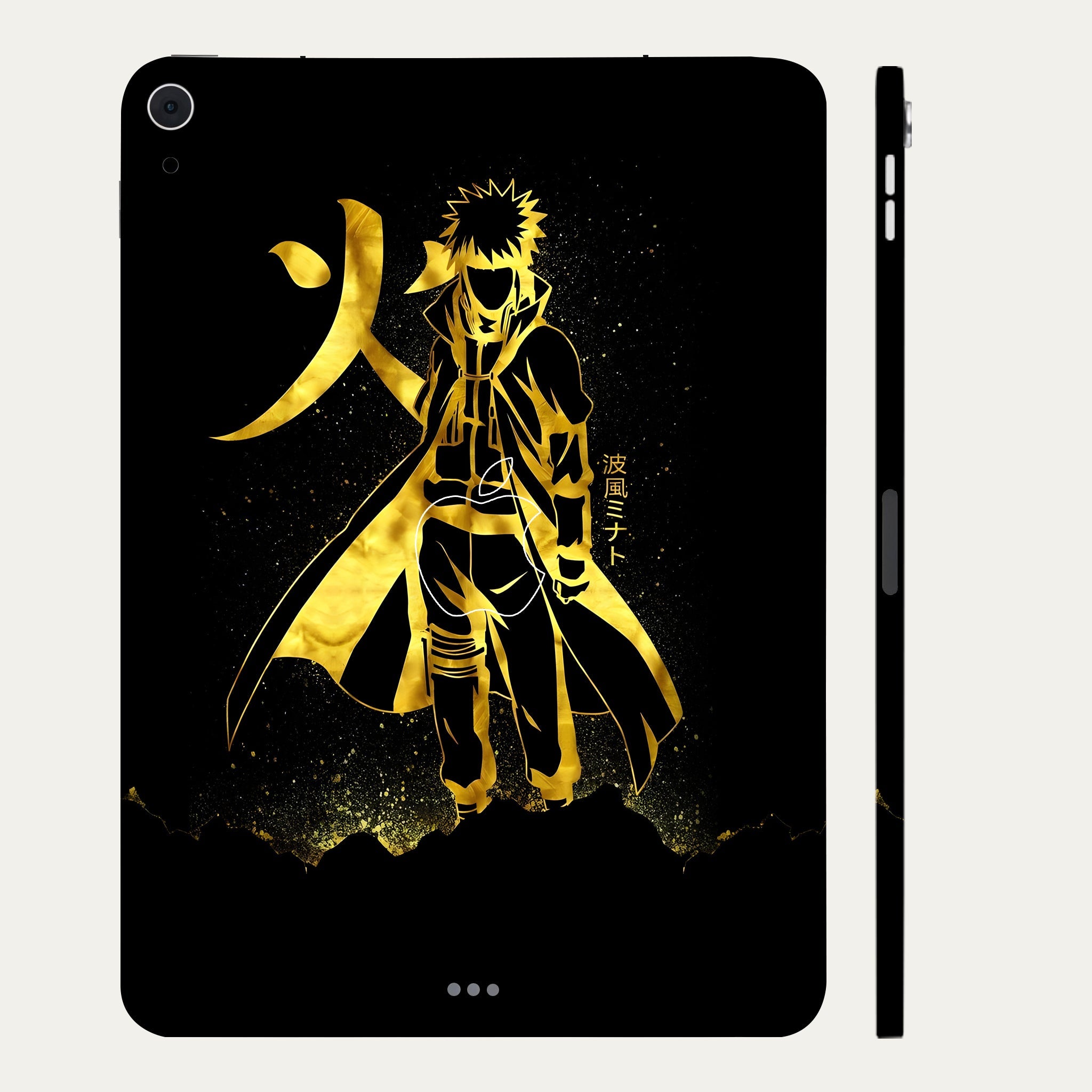 Apple iPad Air 4th Gen 2020 Namikaze Minato in Golden Splendor Anime Tablet Skins