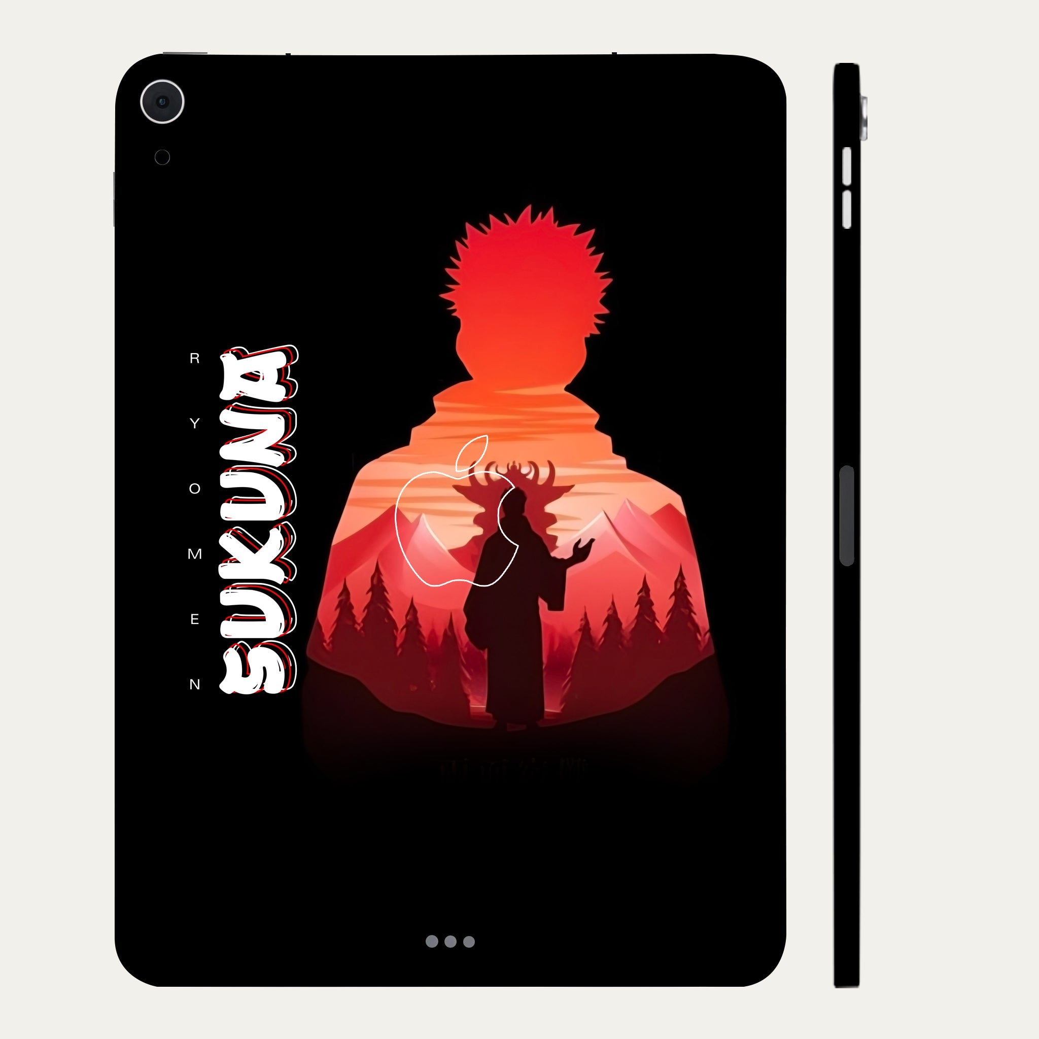 Apple iPad Air 5th Gen 2022 Ryomen Sukuna Silhouette Anime Tablet Skins