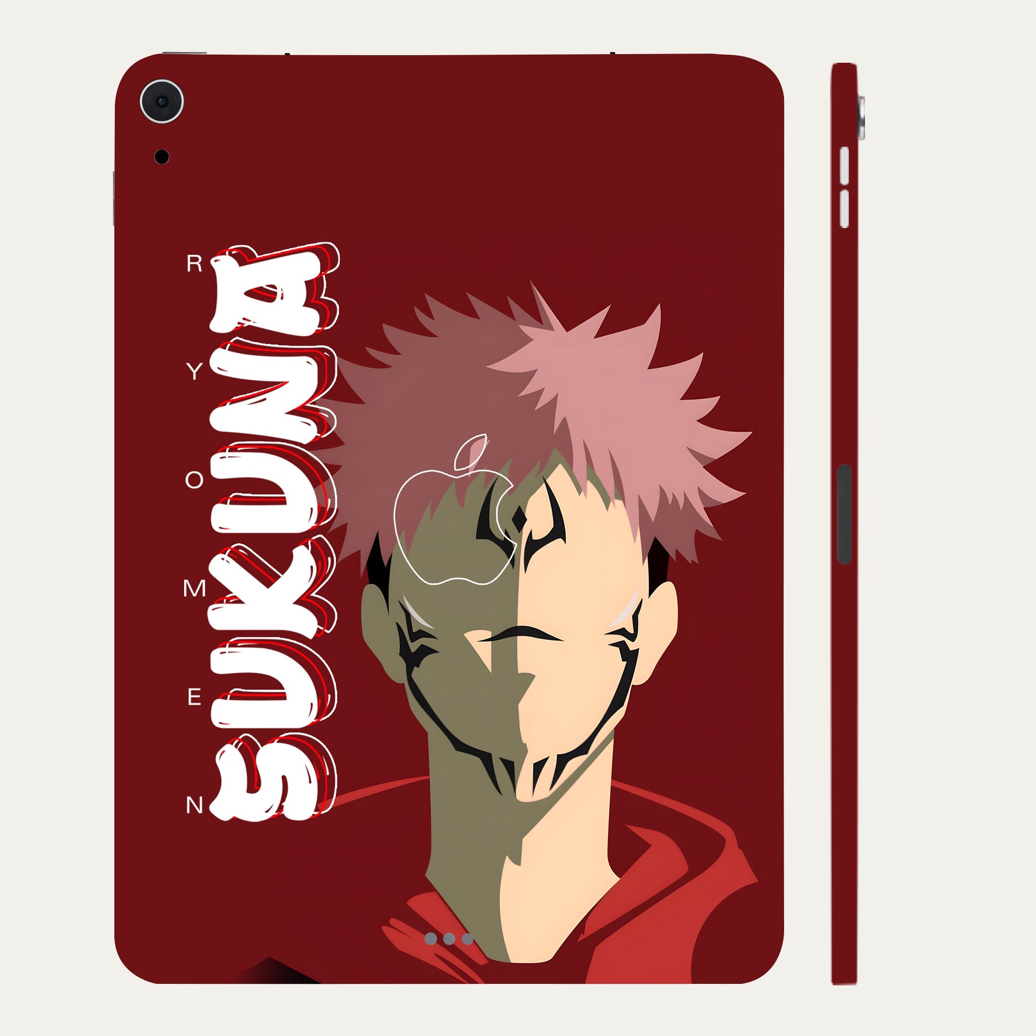 Apple iPad Air 5th Gen 2022 Ryomen Sukuna Minimalist Anime Tablet Skins
