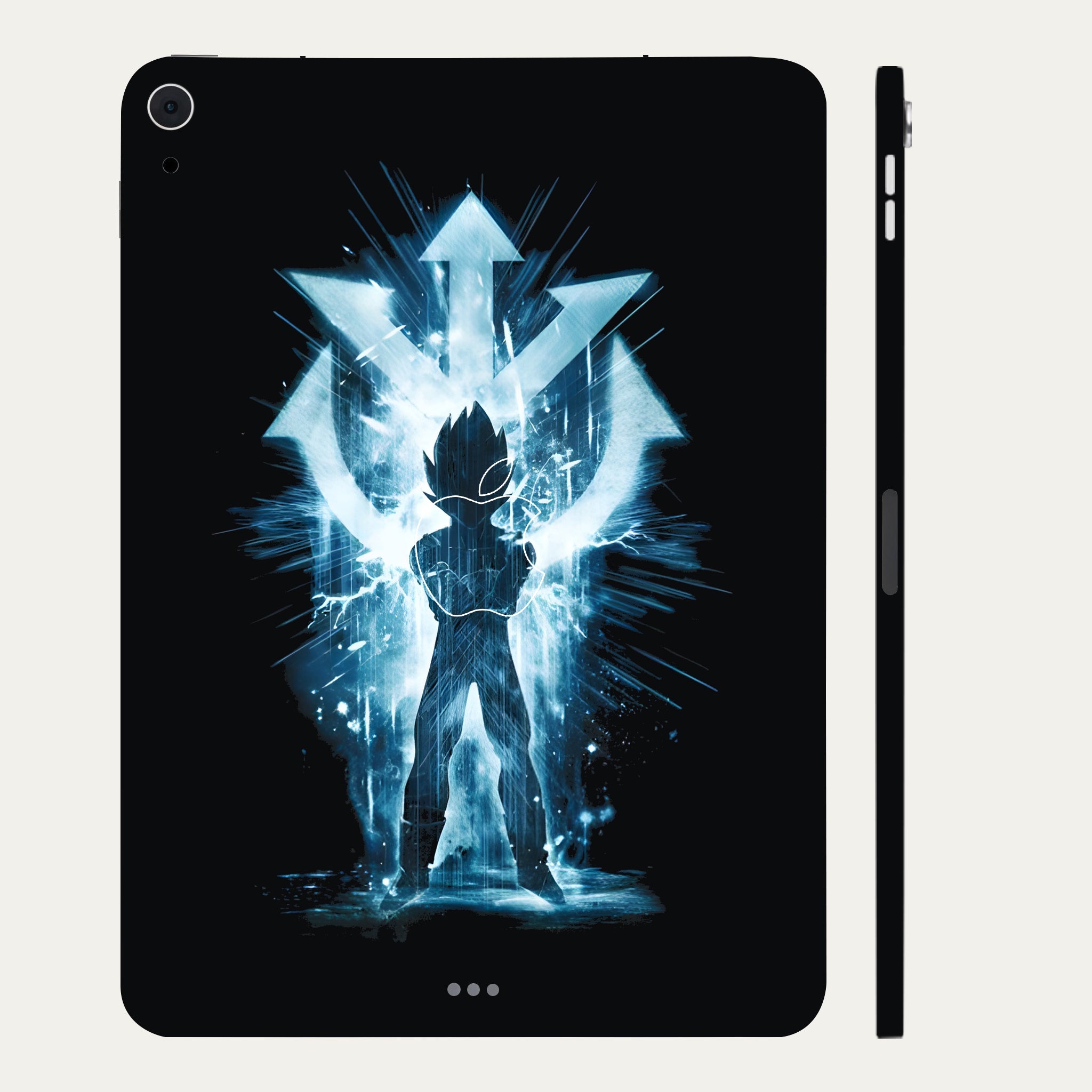 Apple iPad Air 5th Gen 2022 Vegeta in Electric Blue Anime Tablet Skins