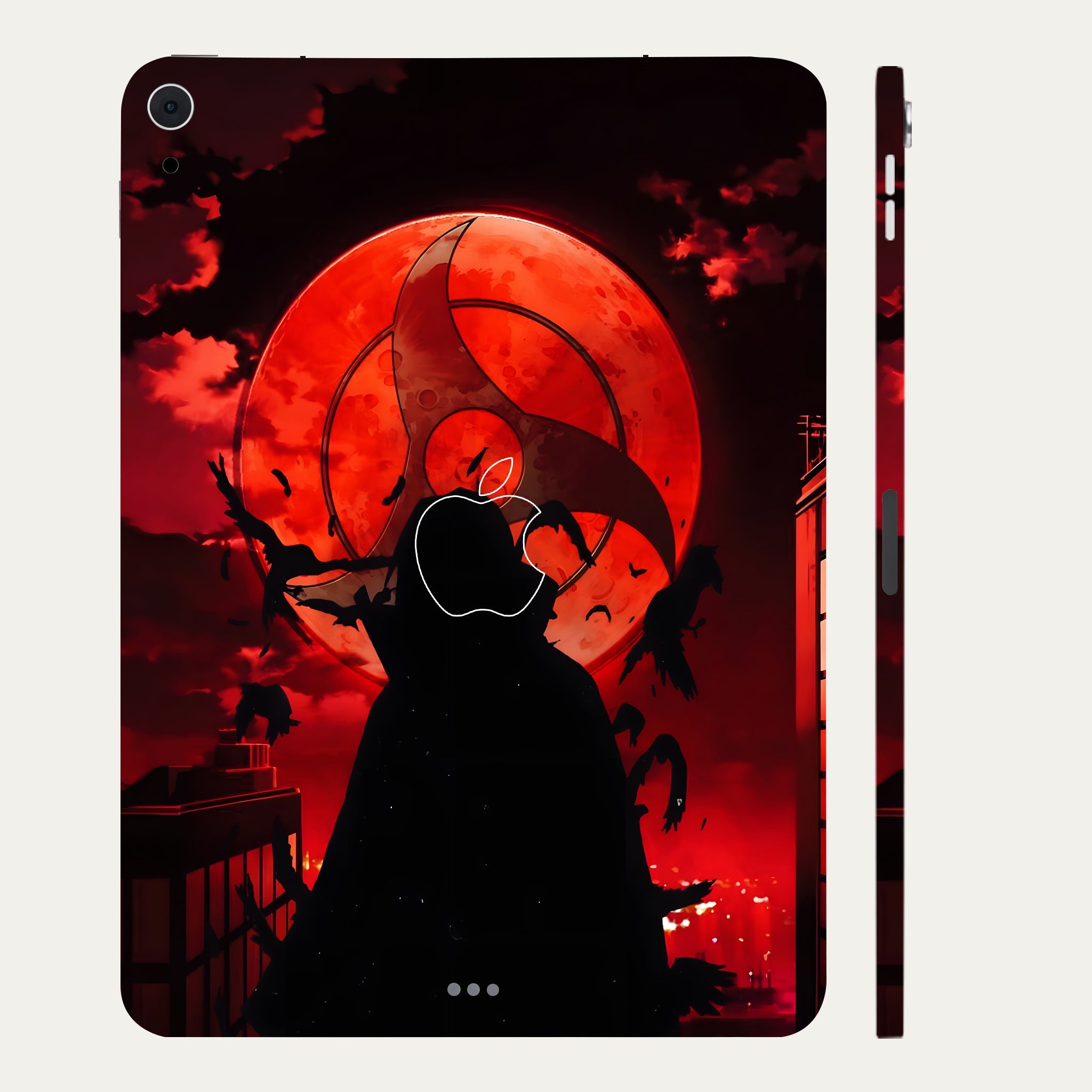 Apple iPad Air 4th Gen 2020 Shadow of Itachi The Mangekyou Anime Tablet Skins