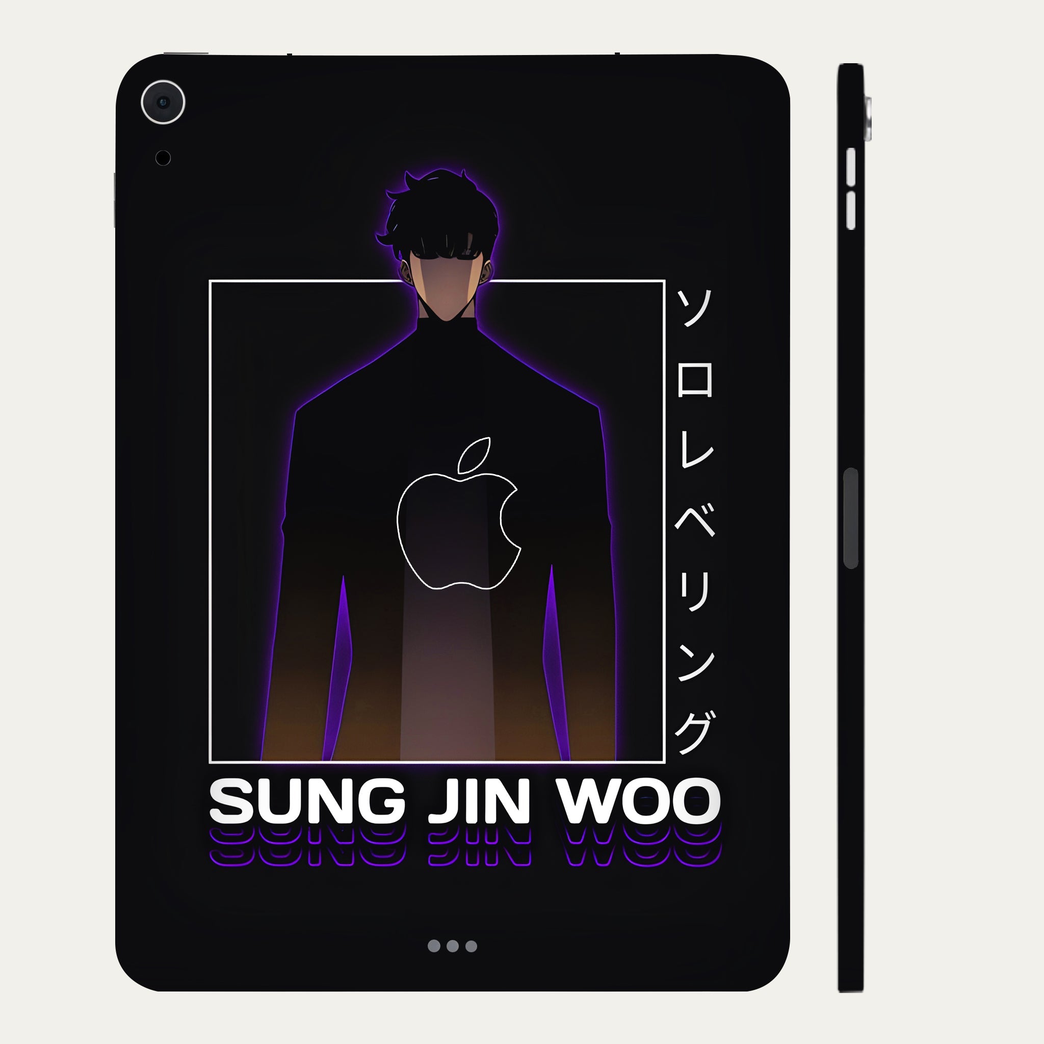 Apple iPad Air 5th Gen 2022 Sung Jin Woo Solo Leveling Anime Tablet Skins