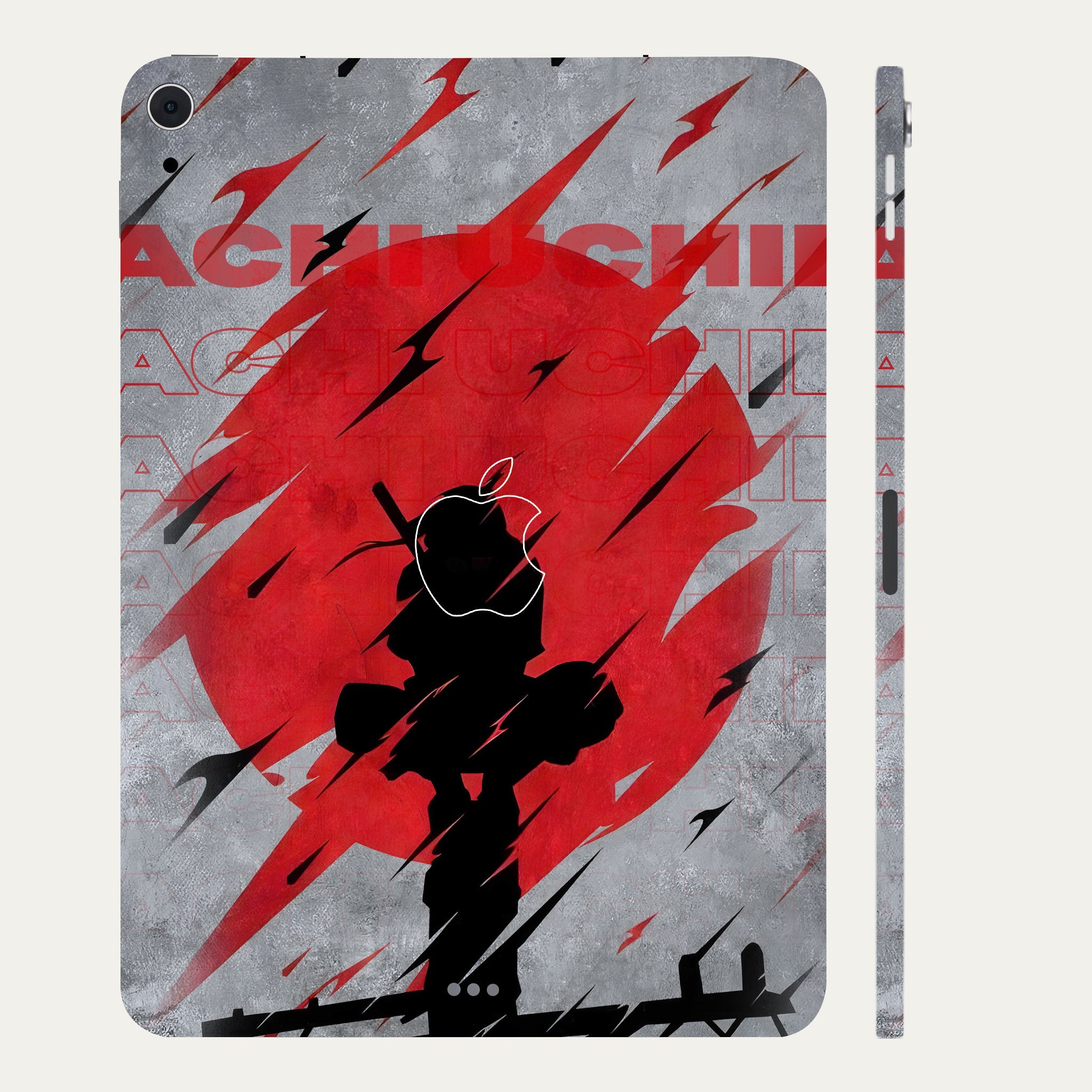 Apple iPad Air 4th Gen 2020 Itachi Uchiha in Bold Red Anime Tablet Skins