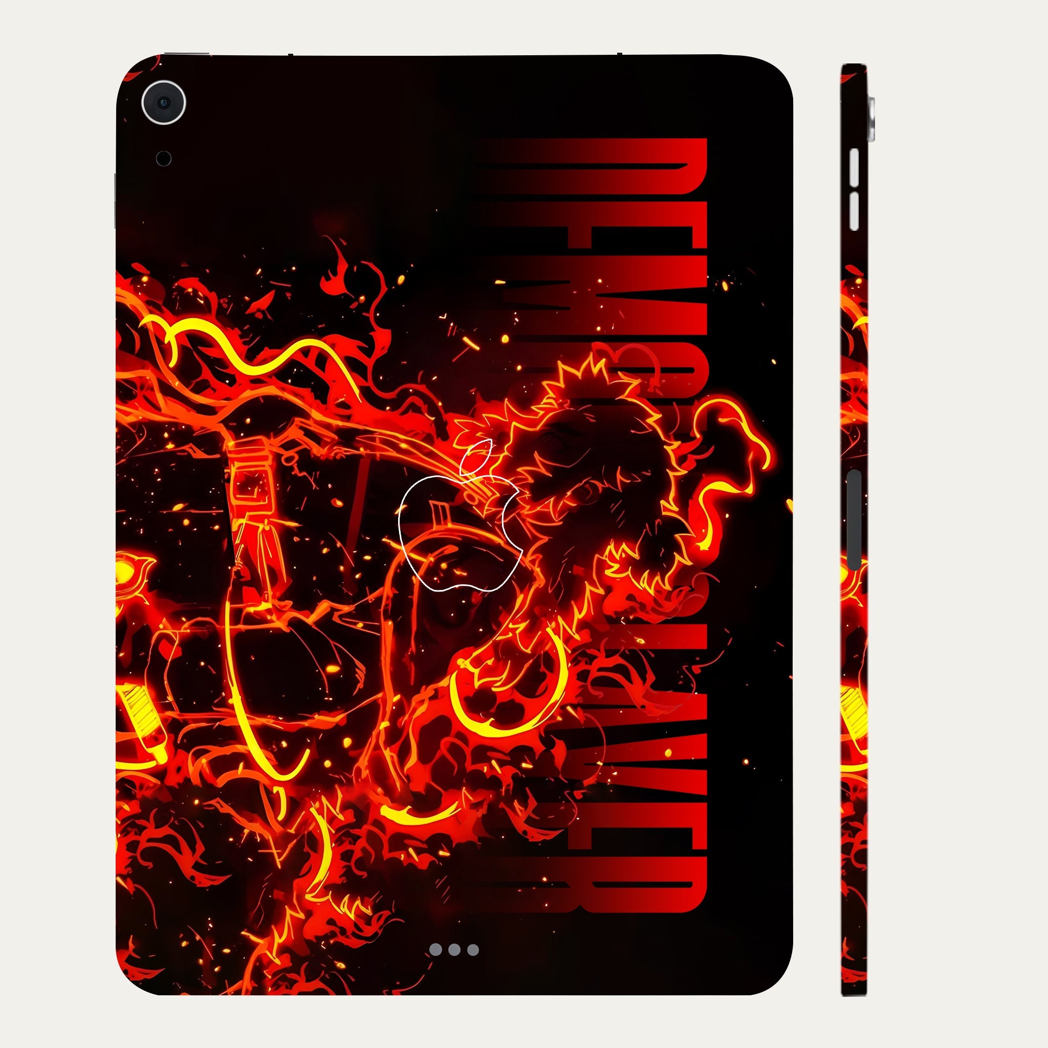Apple iPad Air 5th Gen 2022 Rengoku Blazing Inferno Anime Tablet Skins