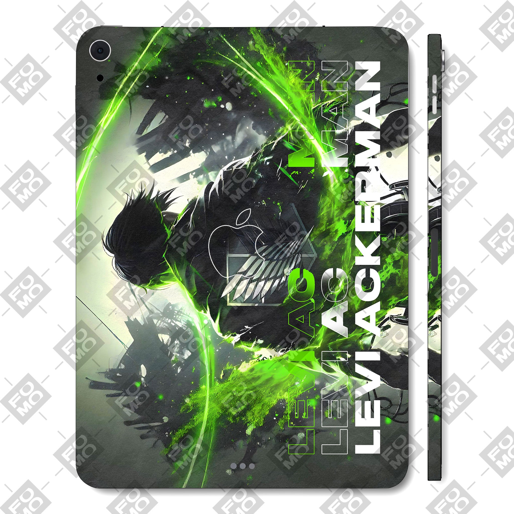 Apple iPad Air 5th Gen 2022 Levi Battle Fury Anime Tablet Skins