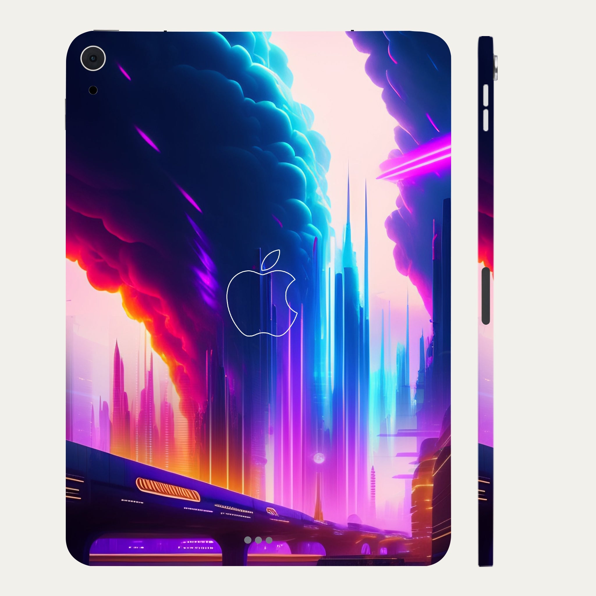 Apple iPad Air 5th Gen 2022 Neon City Tablet Skins