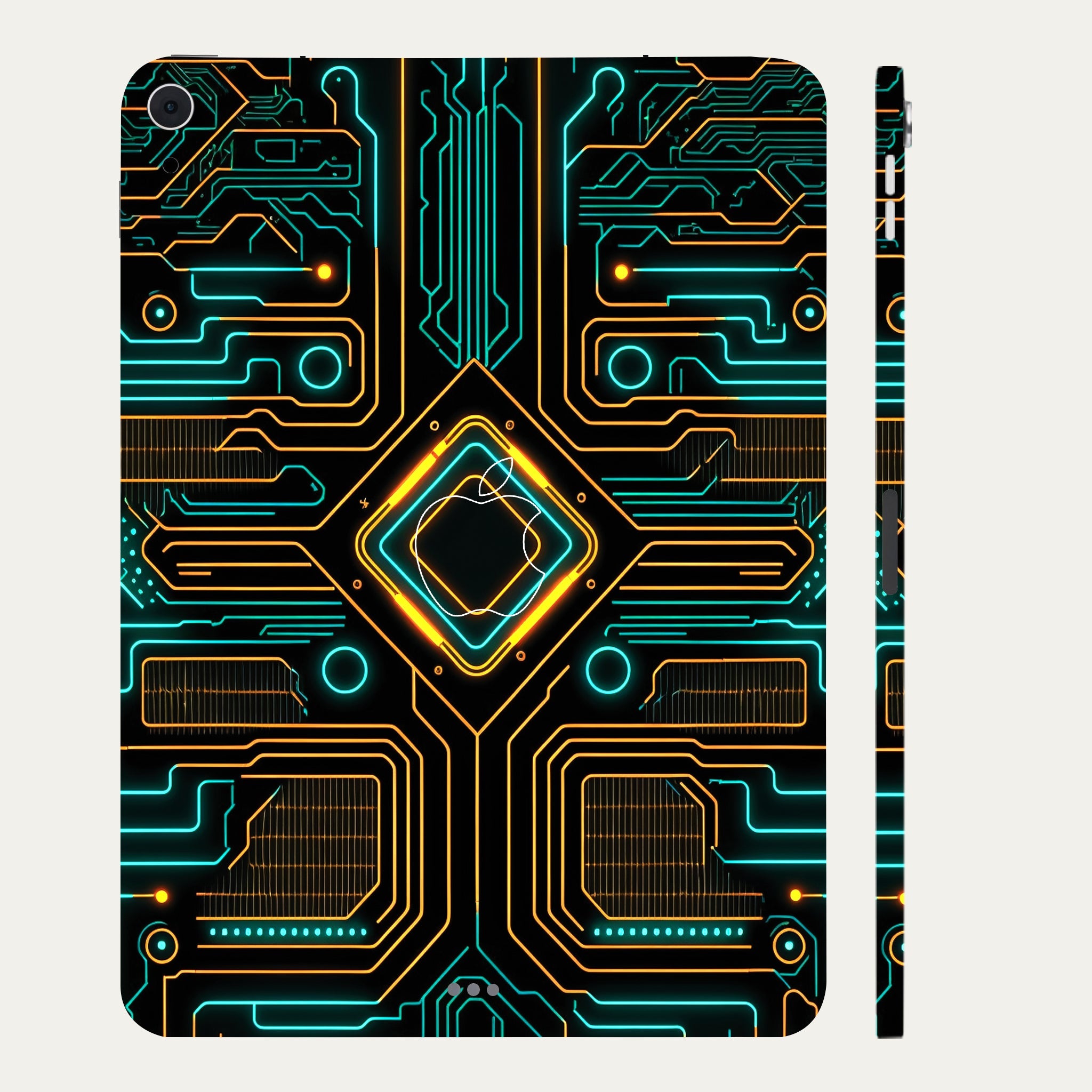 Apple iPad Air 5th Gen 2022 Luminous Circuit Design Tablet Skins