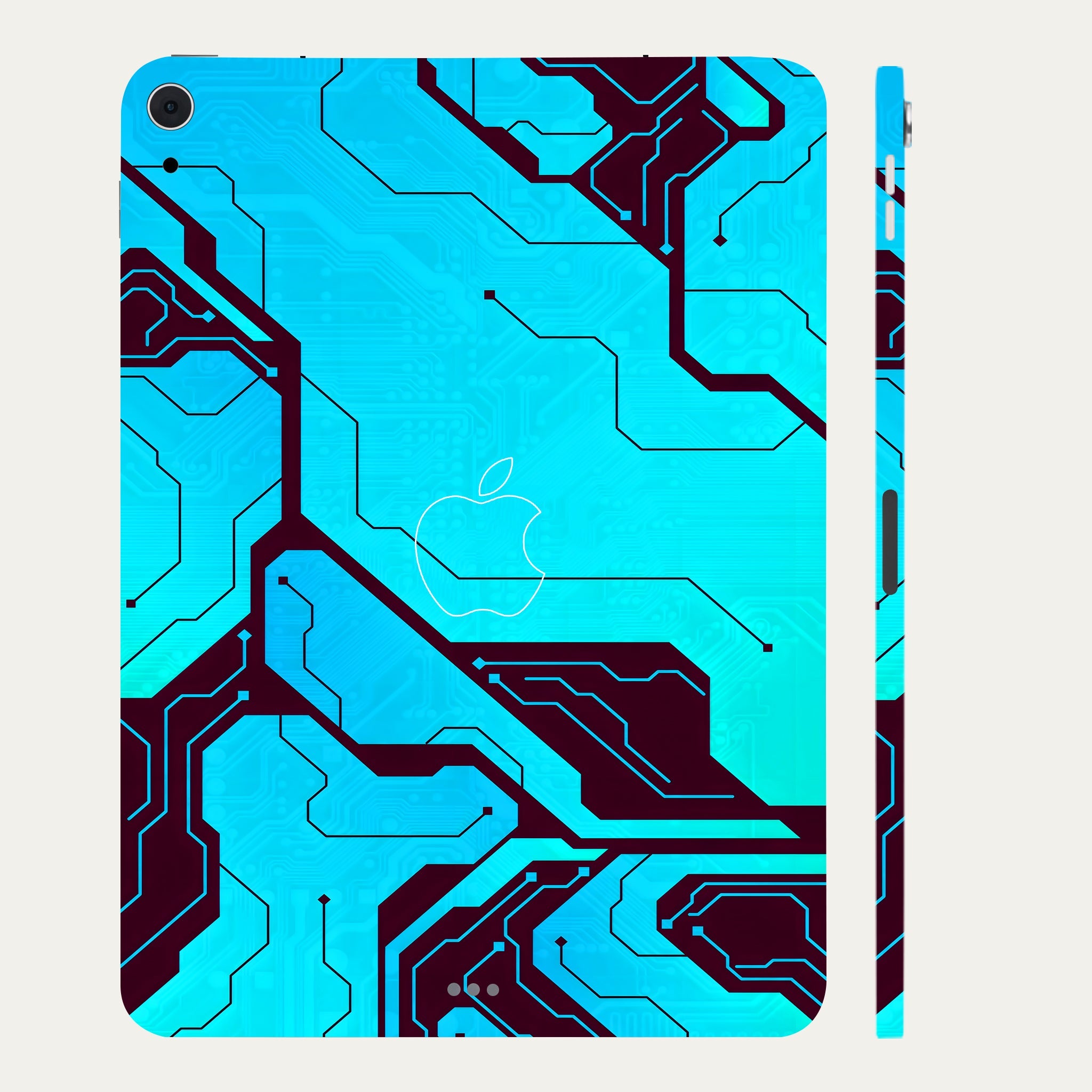 Apple iPad Air 4th Gen 2020 Blue Circuit Tablet Skins