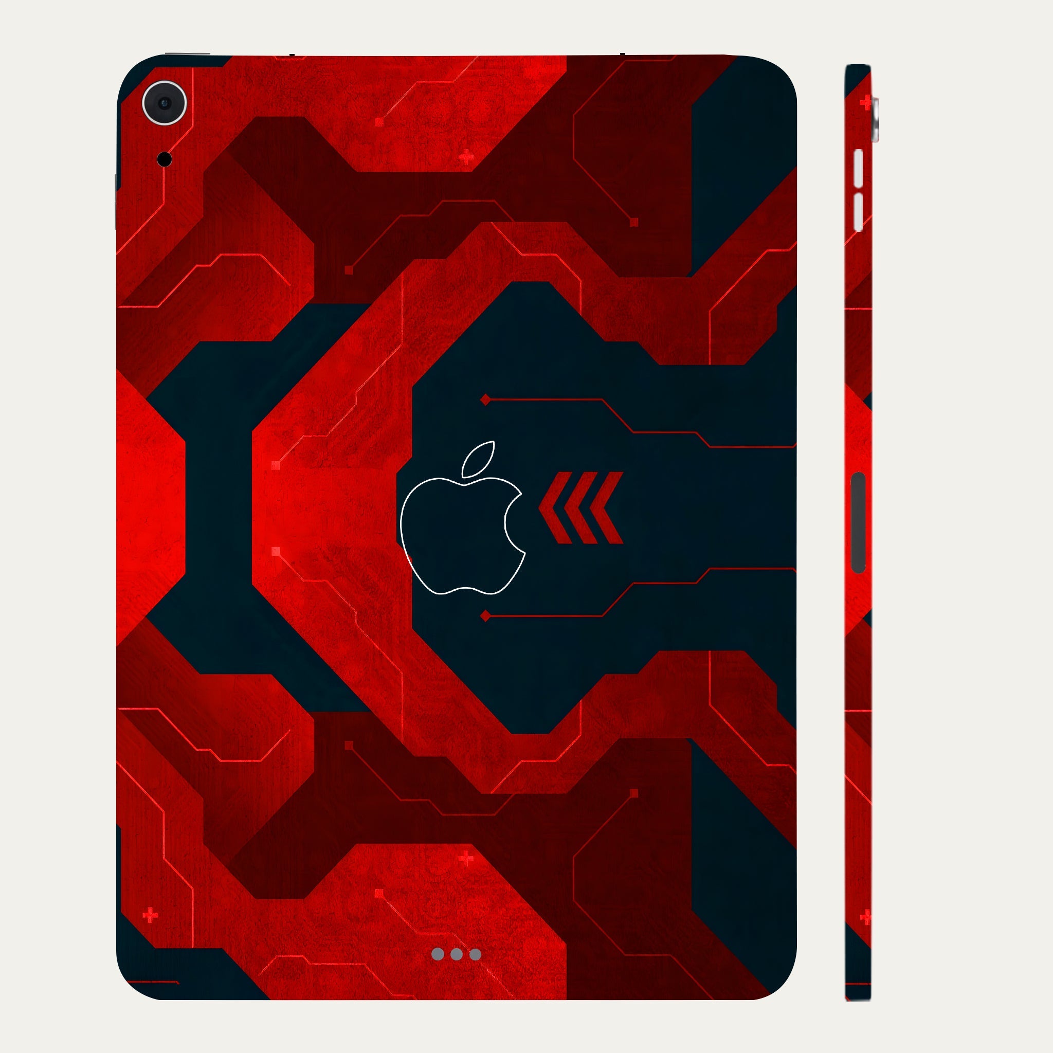 Apple iPad Air 5th Gen 2022 Red Flow Tablet Skins