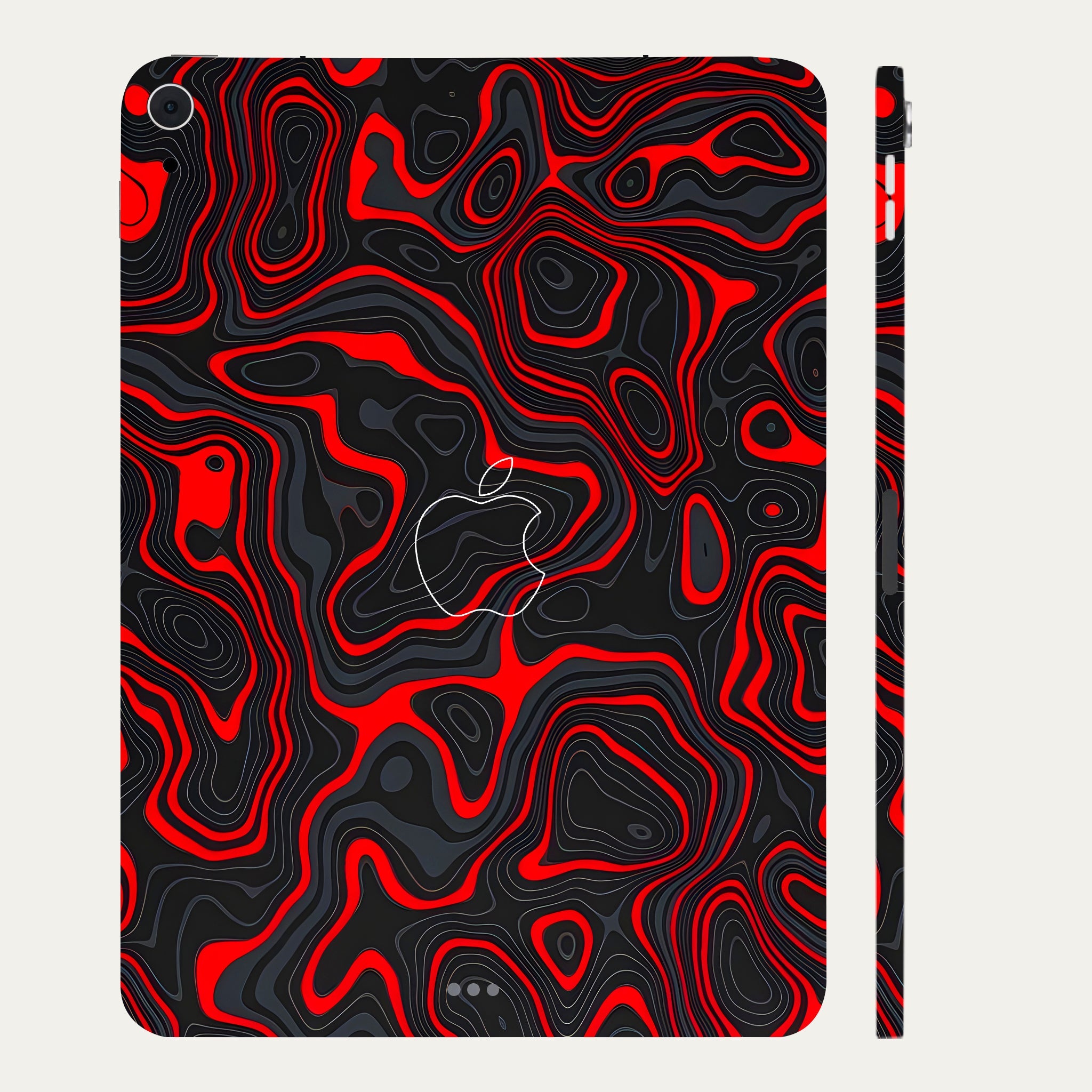 Apple iPad Air 4th Gen 2020 Crimson Waves Tablet Skins