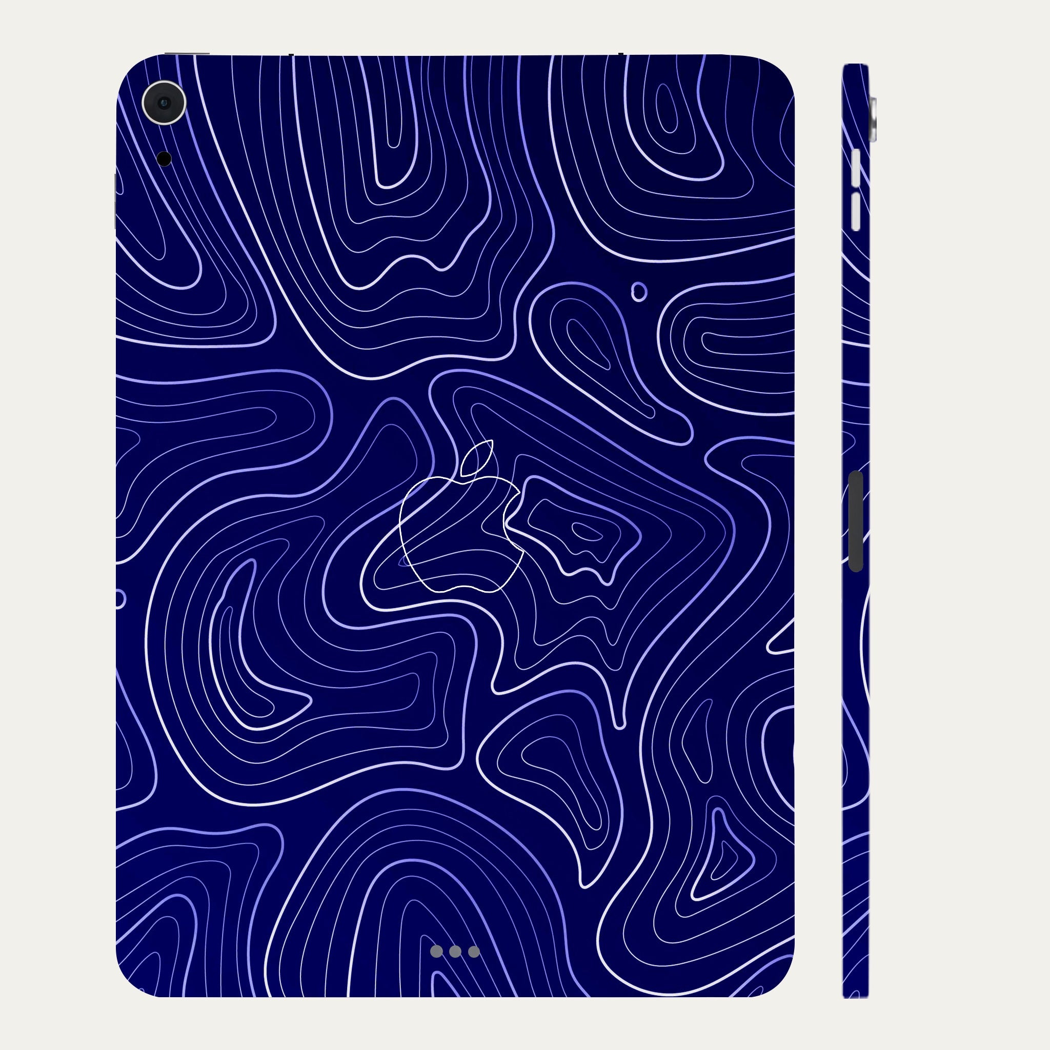 Apple iPad Air 5th Gen 2022 Deep Blue Contour Tablet Skins