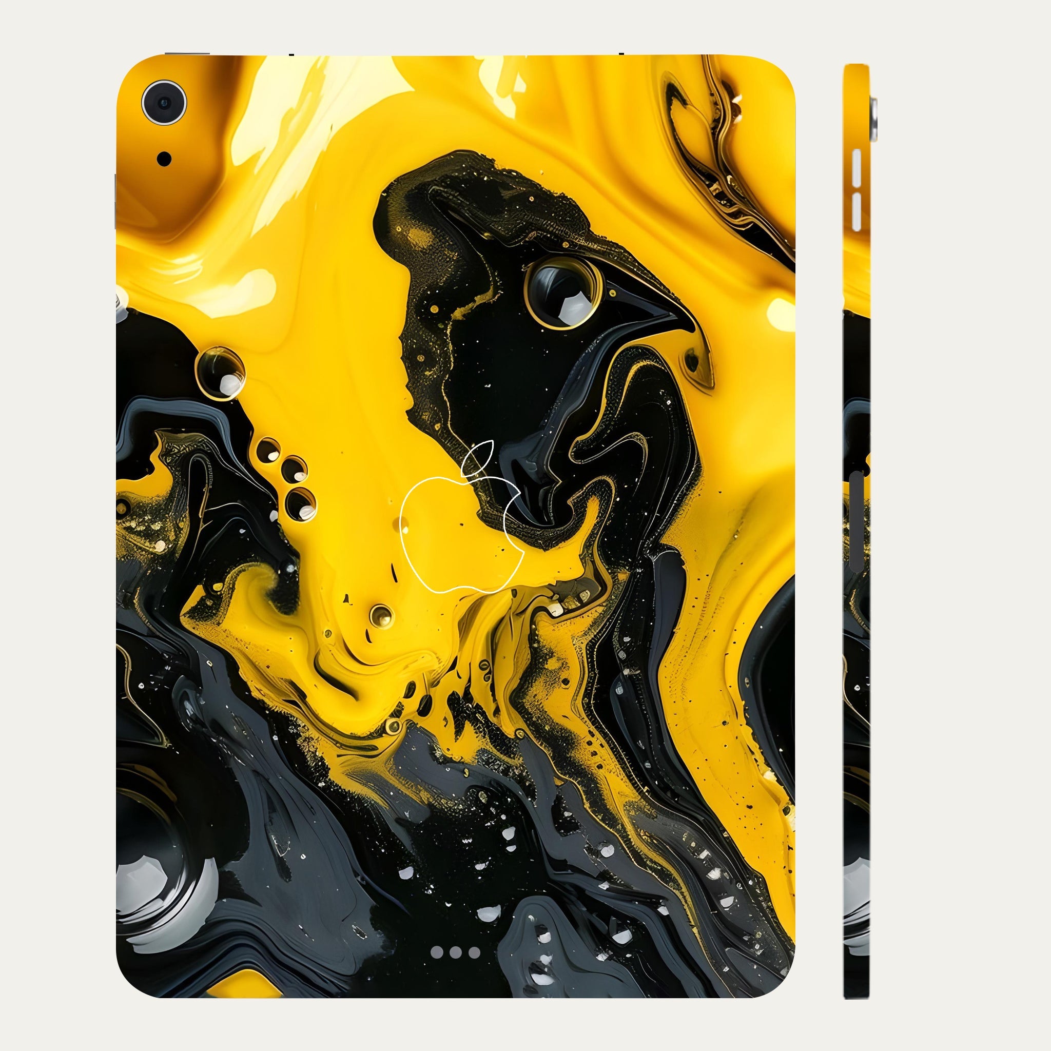 Apple iPad Air 4th Gen 2020 Golden Liquid Tablet Skins