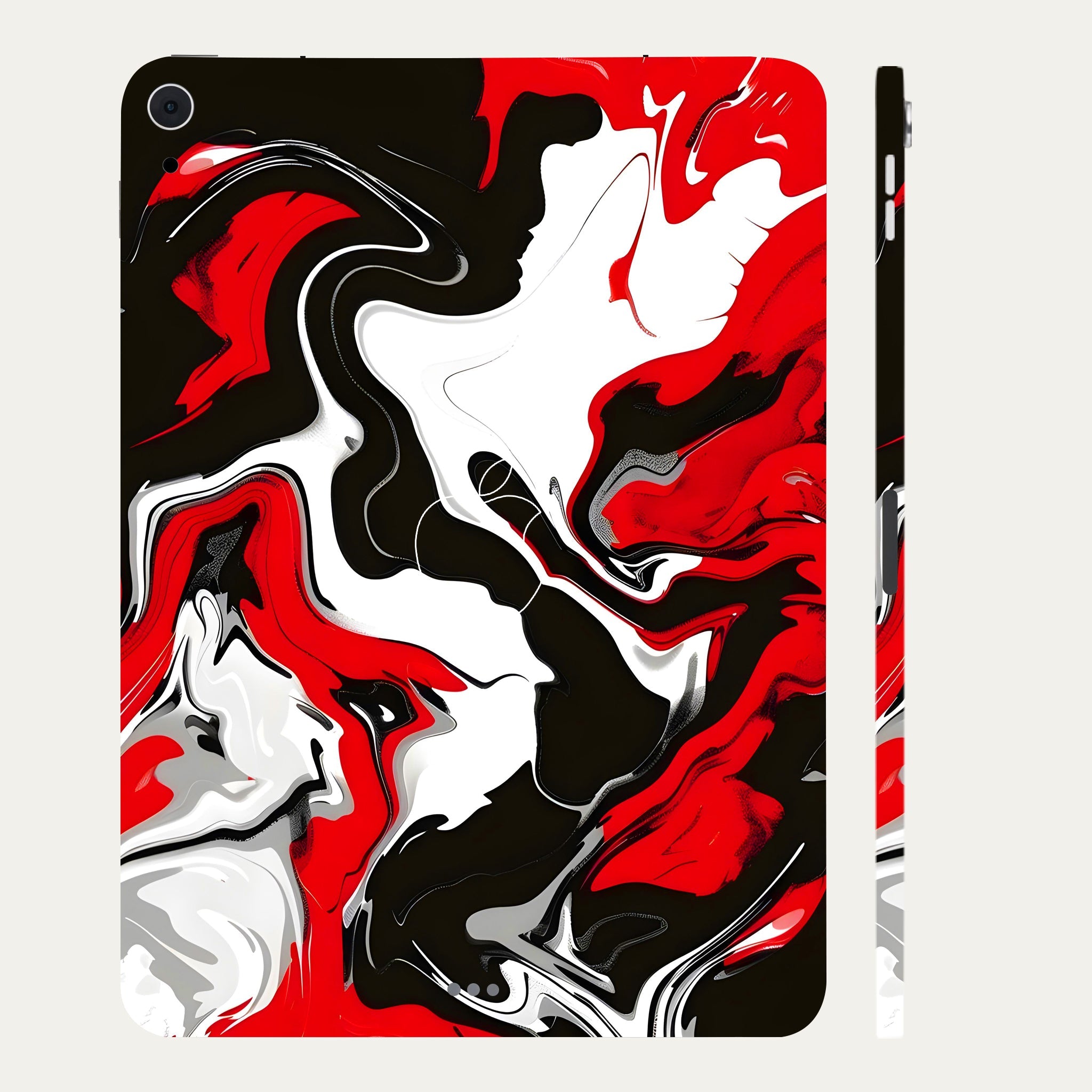 Apple iPad Air 4th Gen 2020 Dynamic Red Splash Tablet Skins