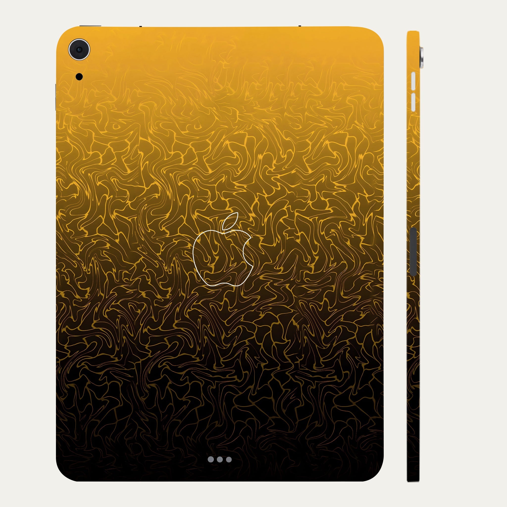 Apple iPad Air 5th Gen 2022 Orange to Black Gradient Tablet Skins