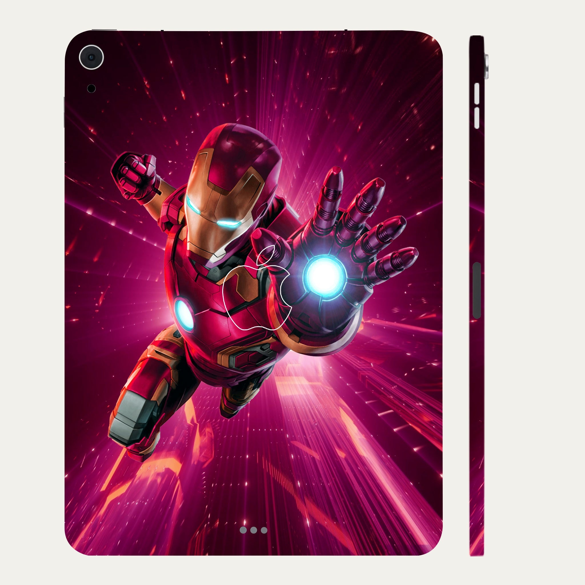 Apple iPad Air 5th Gen 2022 Iron Man in Action Movies Tablet Skins