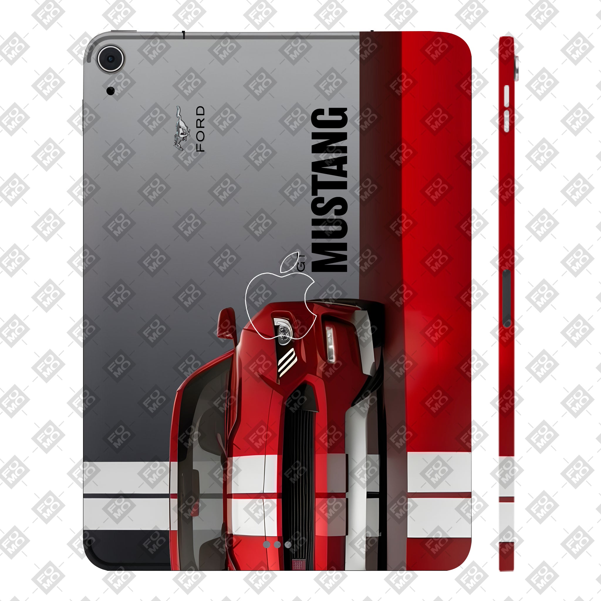Apple iPad Air 5th Gen 2022 Transparent Mustang Power Tablet Skin