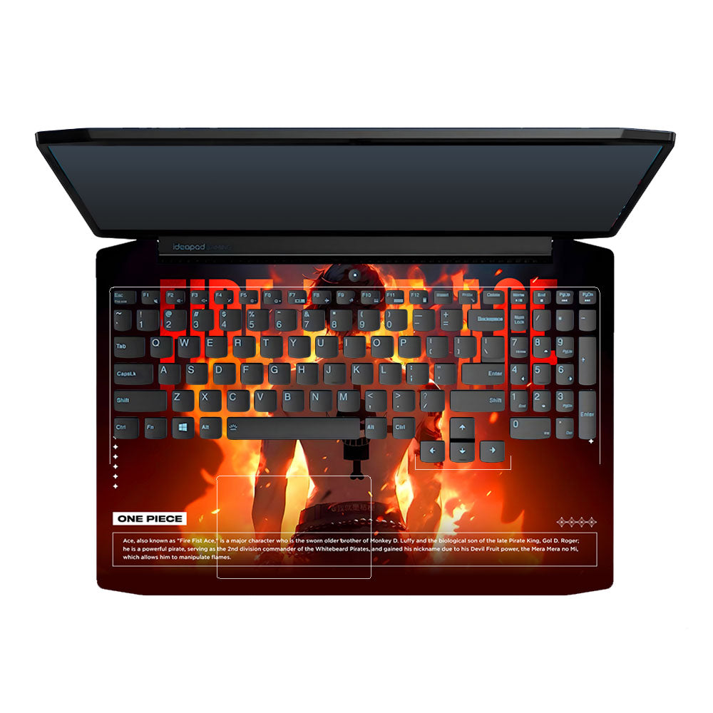 Fire Fist Ace Lenovo IdeaPad Gaming 3 15ARH05 and 15IMH05 Laptop Skin