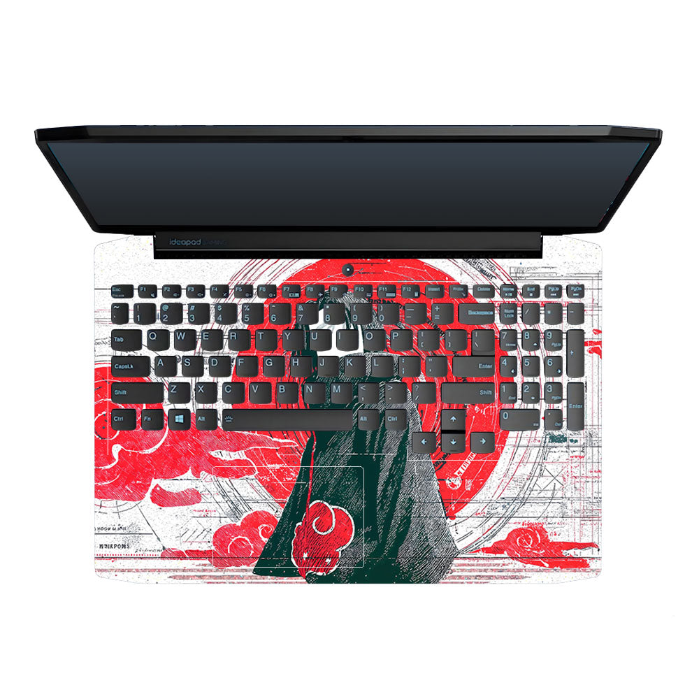 Itachi Uchiha Mark of the Akatsuki Lenovo IdeaPad Gaming 3 15ARH05 and 15IMH05 Laptop Skin