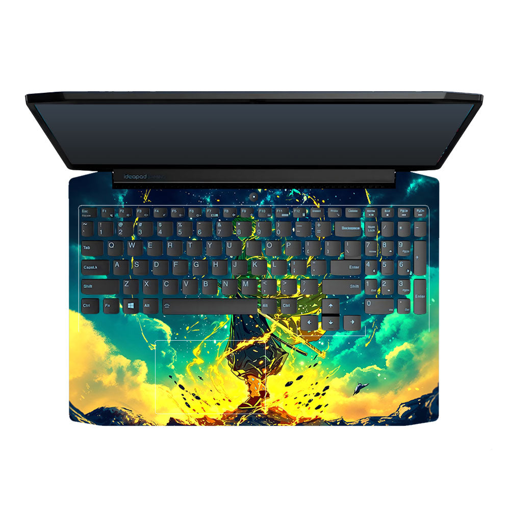 Zenitsu Thunder God Lenovo IdeaPad Gaming 3 15ARH05 and 15IMH05 Laptop Skin
