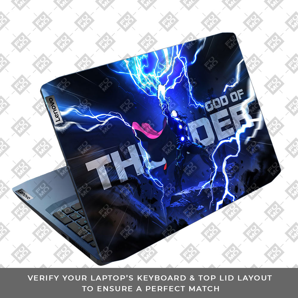 Thor God of Thunder Lenovo IdeaPad Gaming 3 15ARH05 and 15IMH05 Laptop Skin