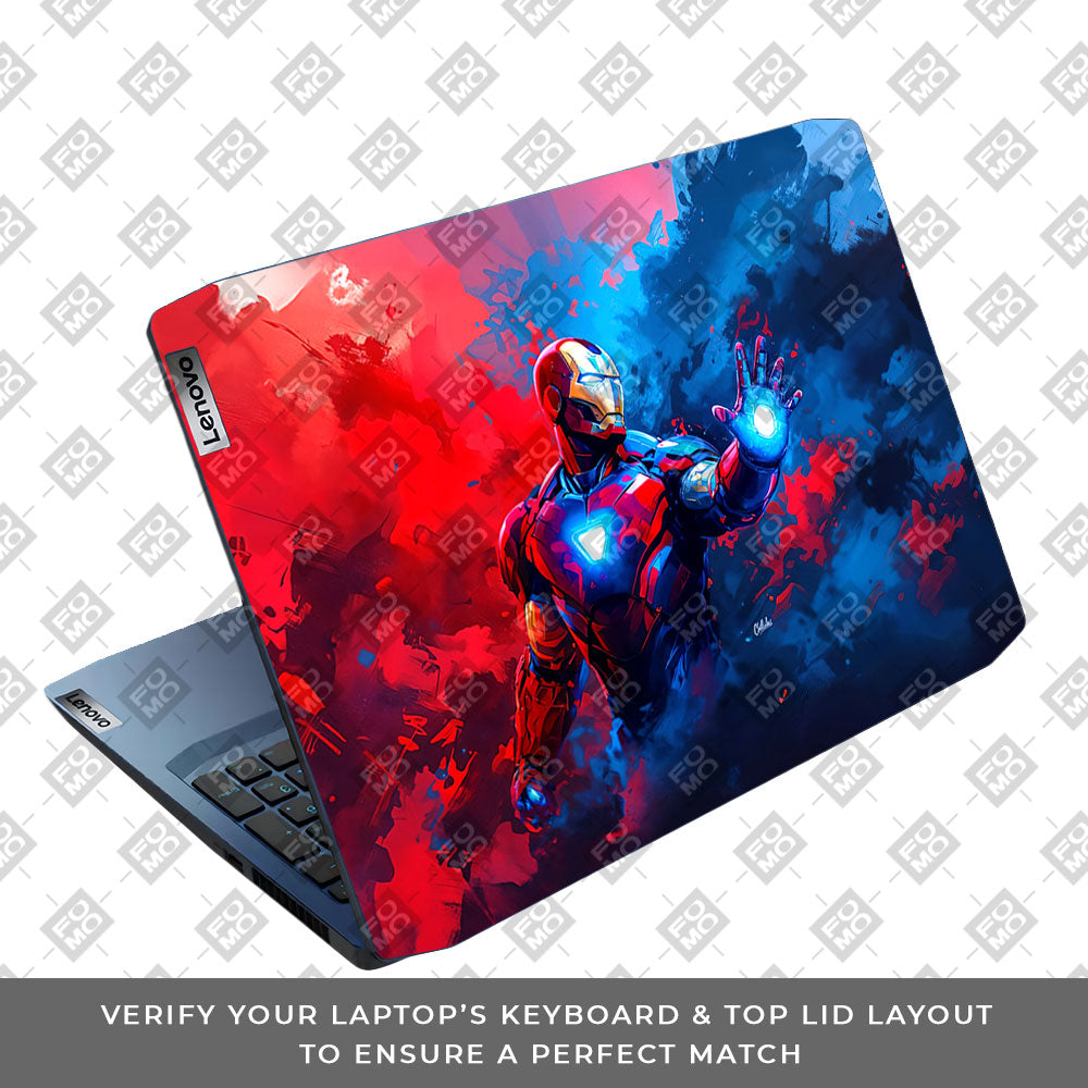 Iron Man Arc Reactor Power Lenovo IdeaPad Gaming 3 15ARH05 and 15IMH05 Laptop Skin