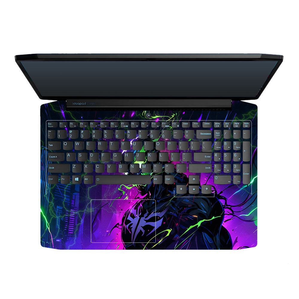Dark Comic Monster Lenovo IdeaPad Gaming 3 15ARH05 and 15IMH05 3D Laptop Skin