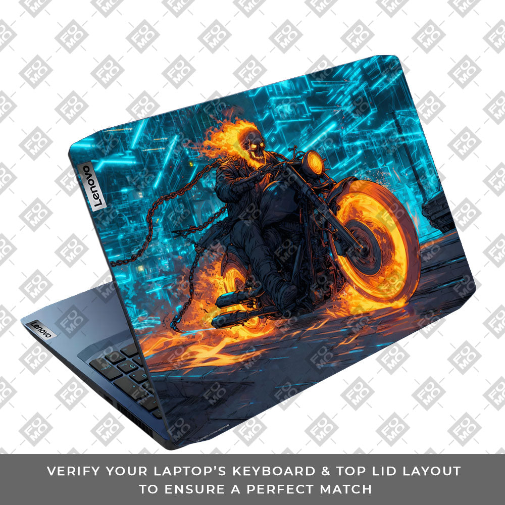 Hellfire Rider Lenovo IdeaPad Gaming 3 15ARH05 and 15IMH05 Laptop Skin