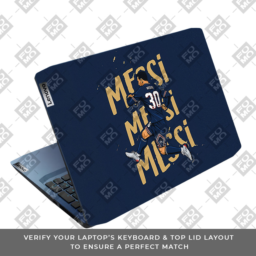 Messi Motion Masterpiece Lenovo IdeaPad Gaming 3 15ARH05 and 15IMH05 Laptop Skin