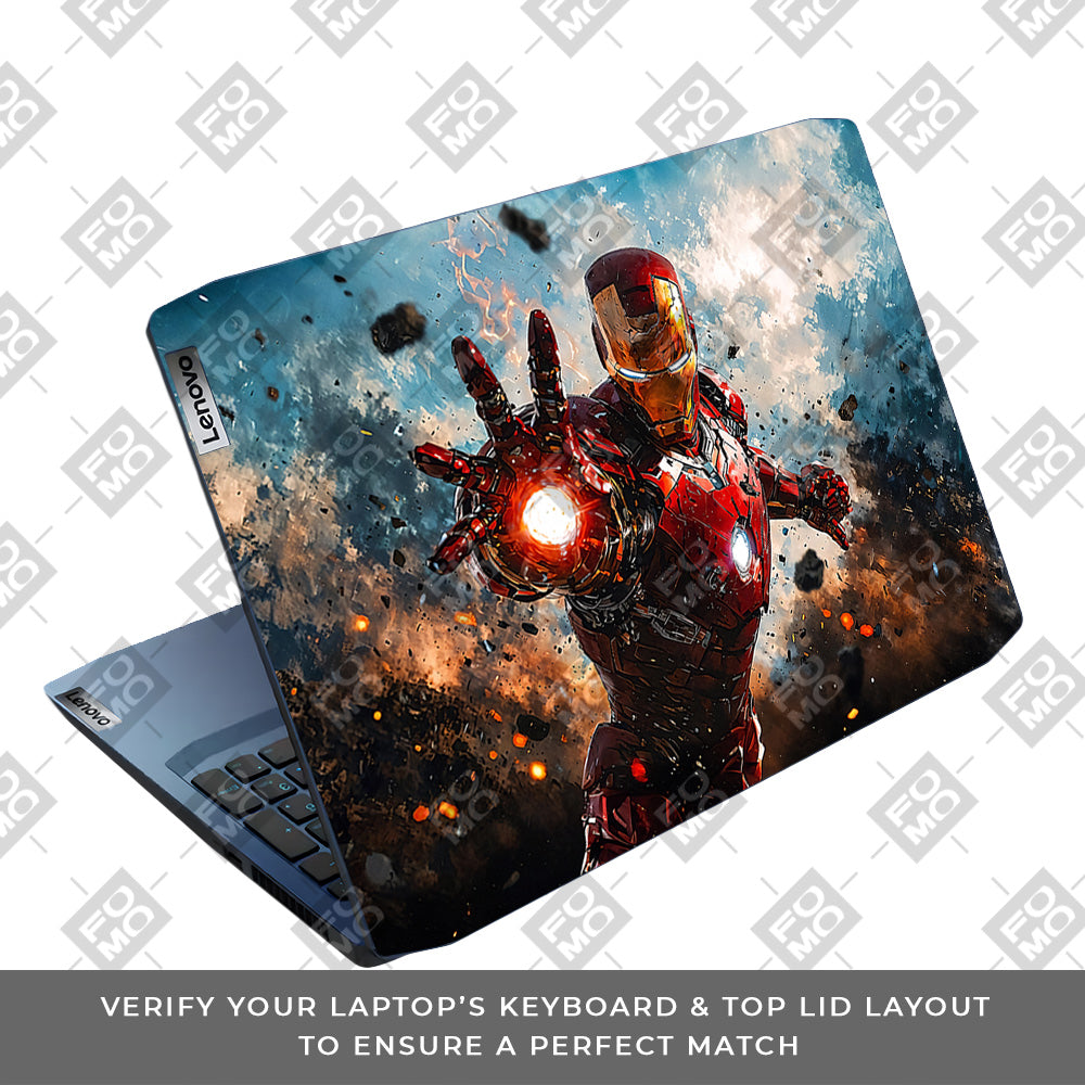 Iron Imapct The Arc Reactor Lenovo IdeaPad Gaming 3 15ARH05 and 15IMH05 Laptop Skin